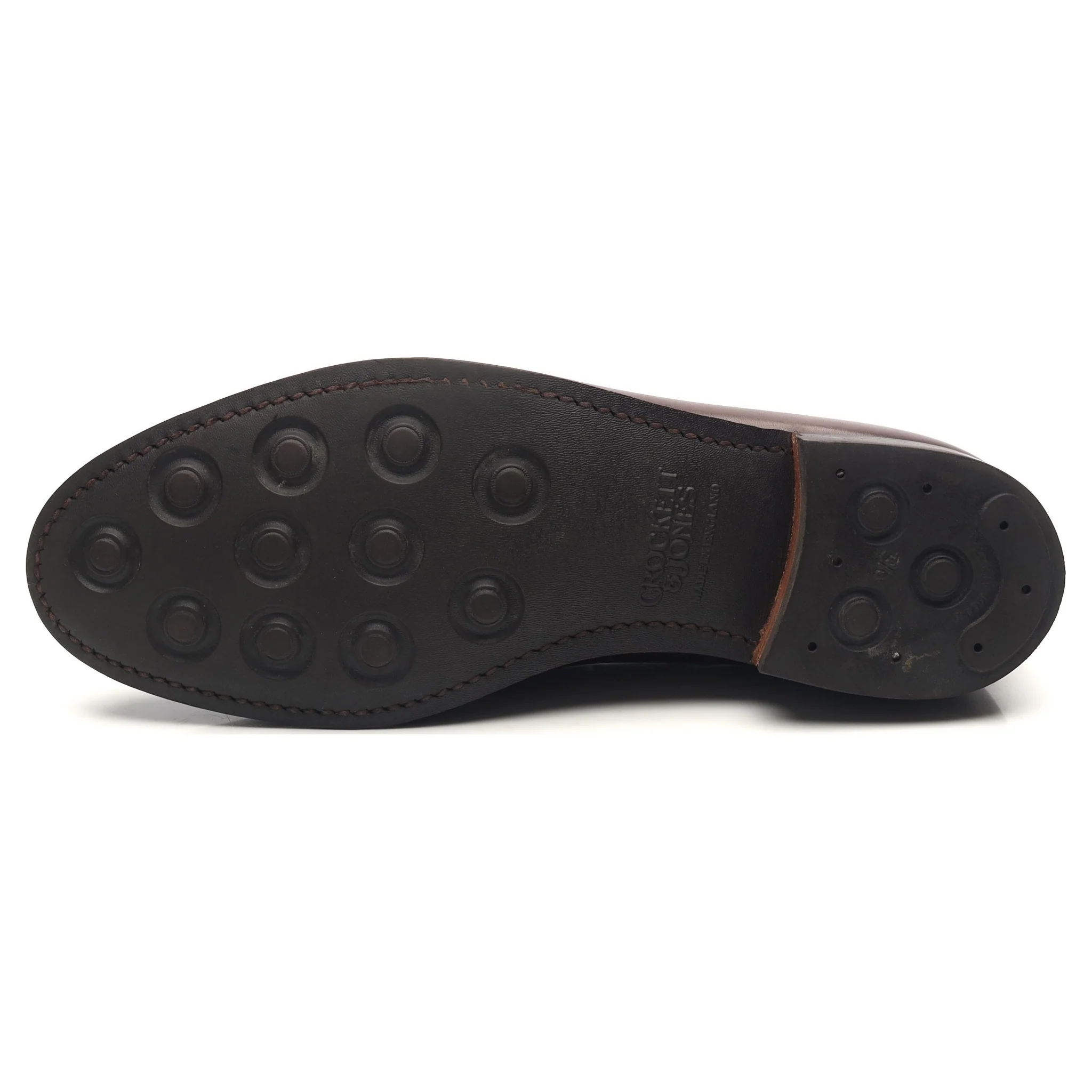 'Cavendish 2' Dark Brown Leather Tassel Loafers UK 9 E - Image 10