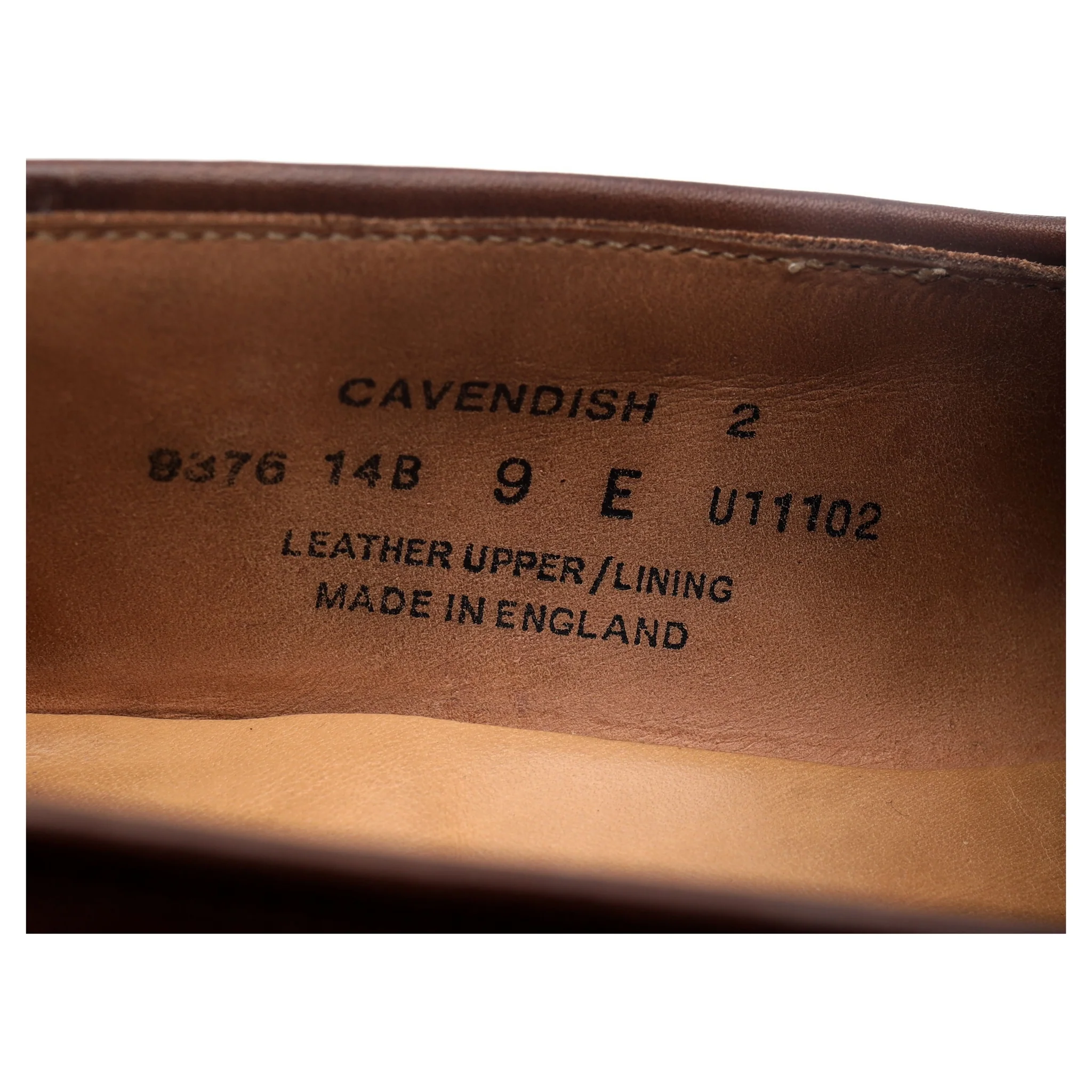 'Cavendish 2' Dark Brown Leather Tassel Loafers UK 9 E - Image 13