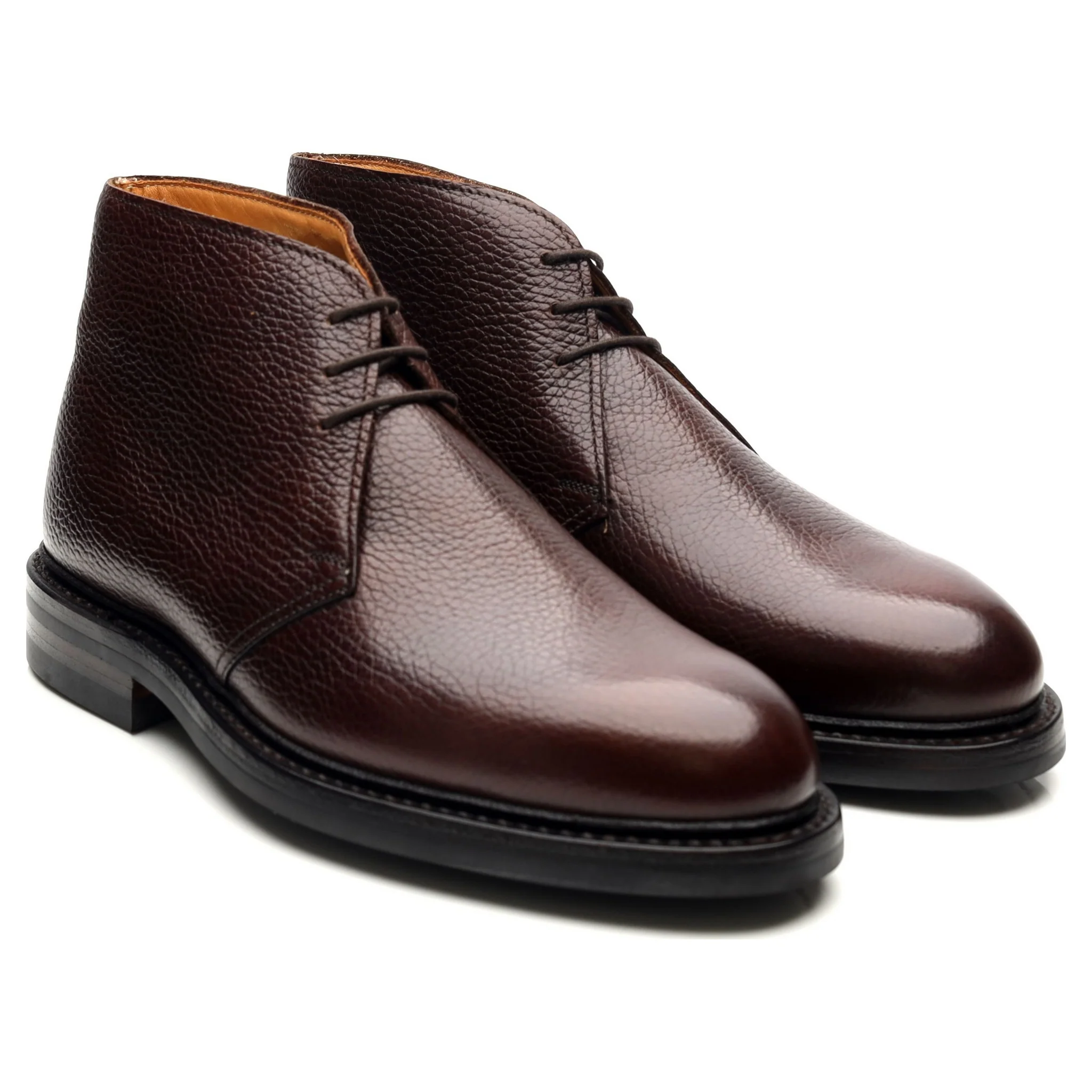 'Chepstow' Dark Brown Leather Chukka Boots UK 6 E - Image 7