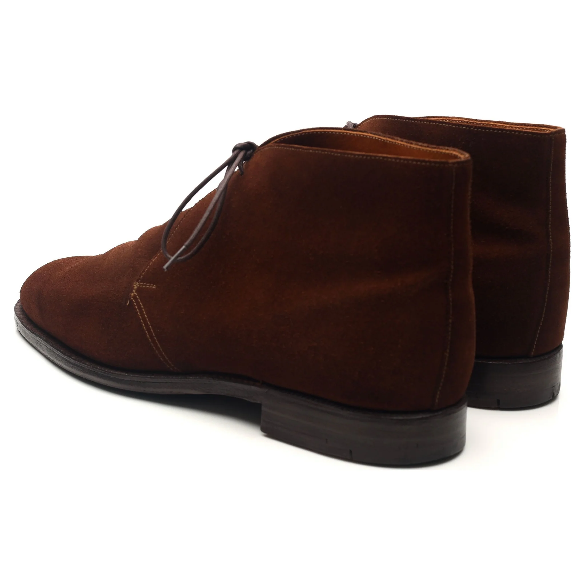 'Chertsey' Brown Suede Chukka Boots UK 10.5 E - Image 3