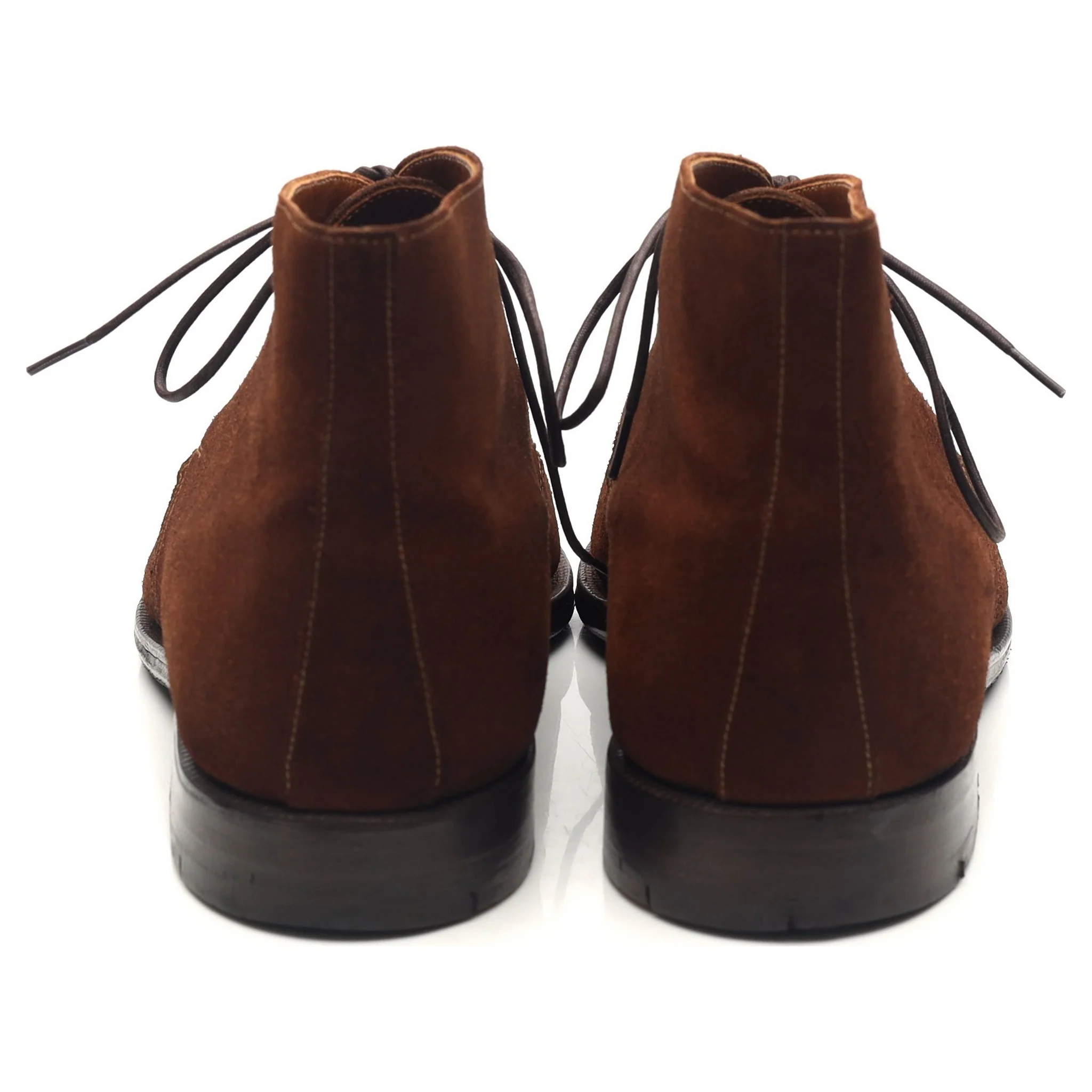 'Chertsey' Brown Suede Chukka Boots UK 10.5 E - Image 4