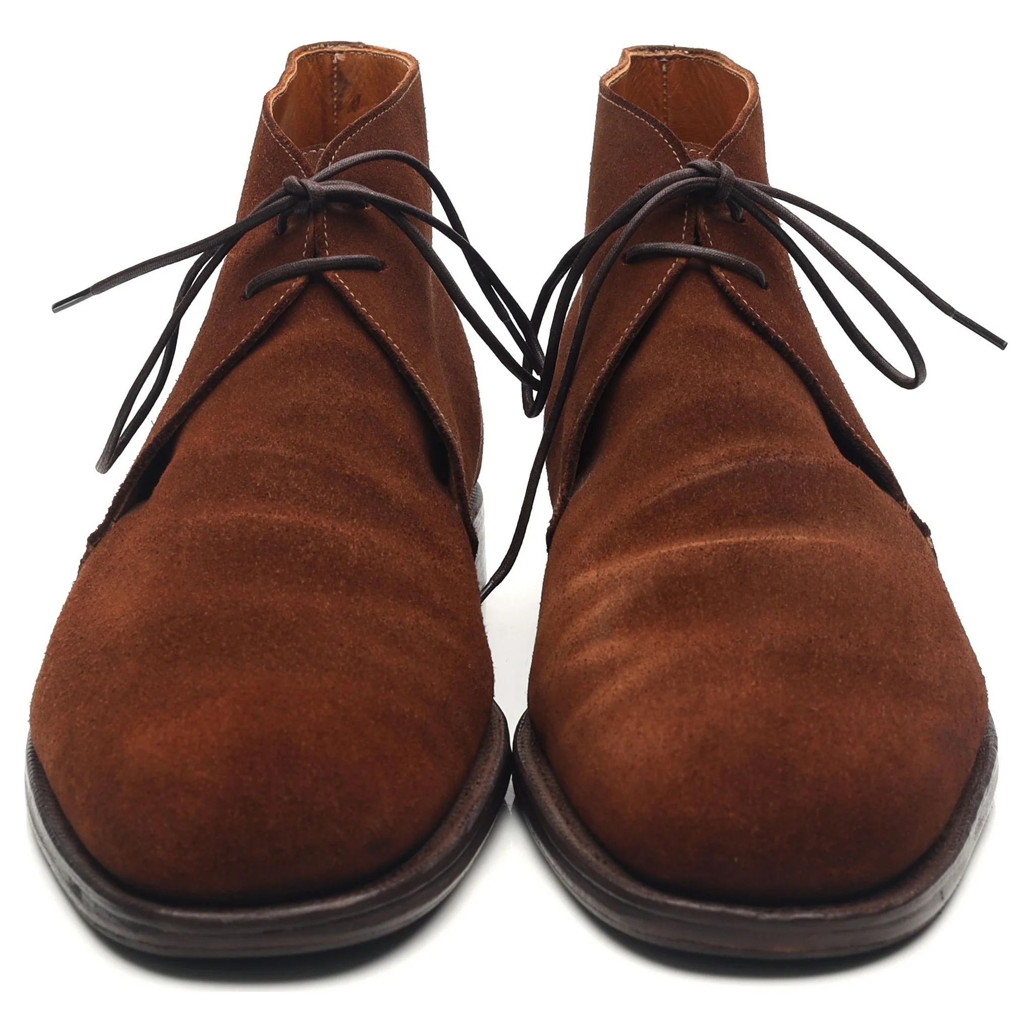 'Chertsey' Brown Suede Chukka Boots UK 10.5 E - Image 8