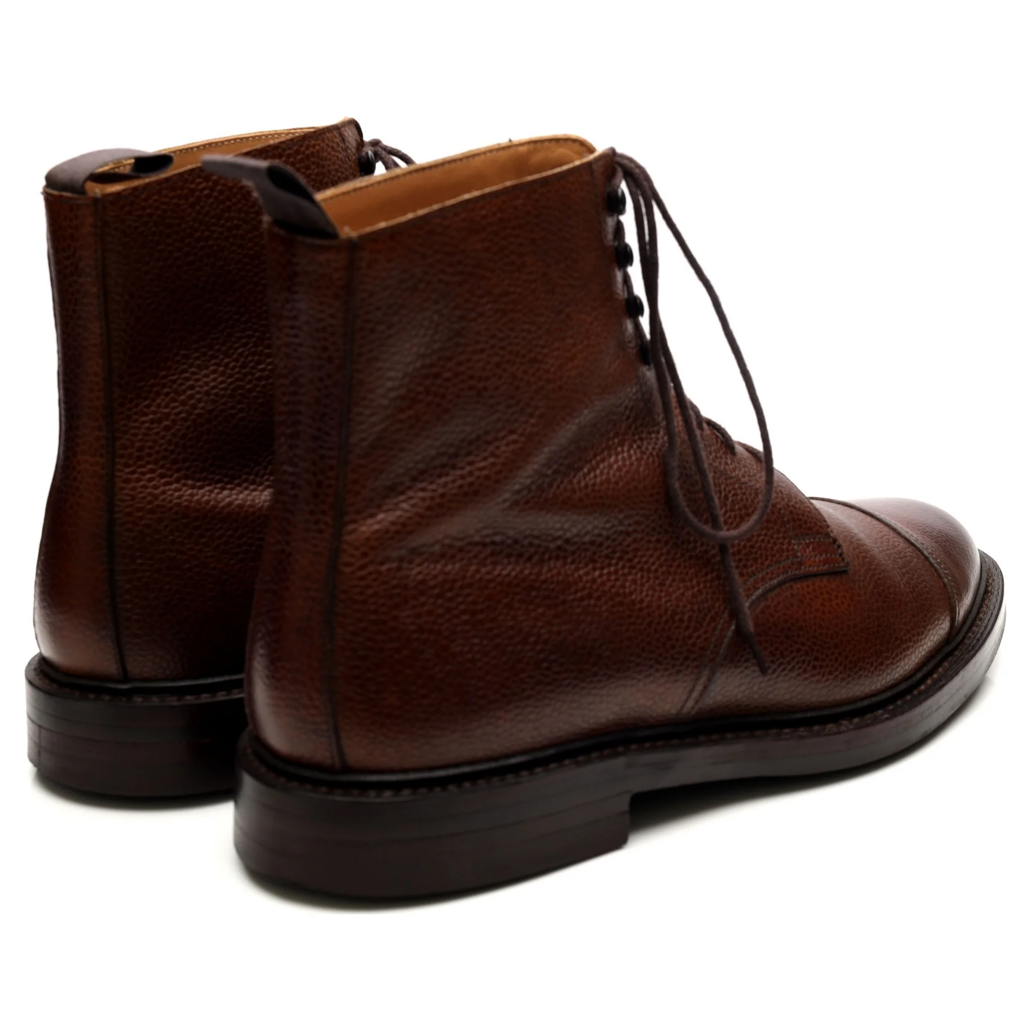 'Coniston' Brown Leather Boots UK 9.5 E - Image 5