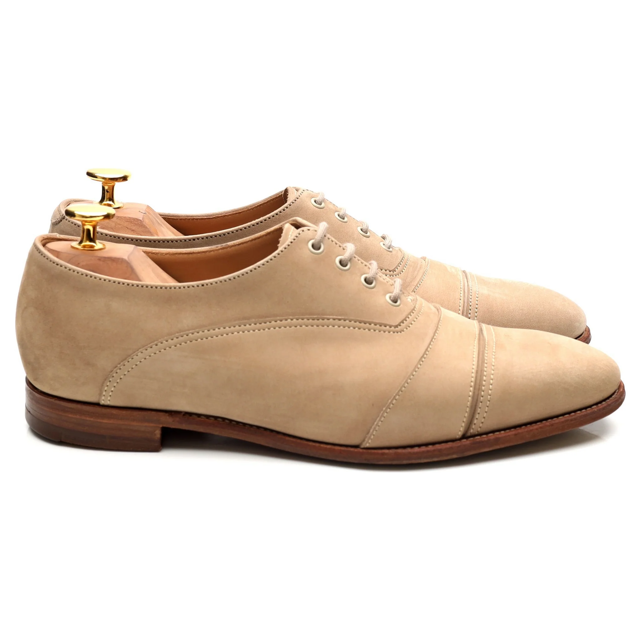 Women's 'Flora' Stone Nubuck Oxford UK 6 C - Image 6