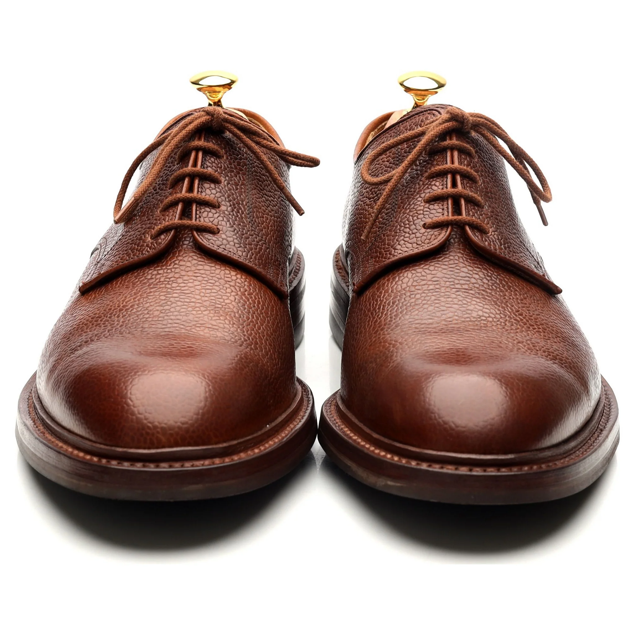 'Grasmere' Tan Brown Leather Derby UK 10.5 E - Image 8