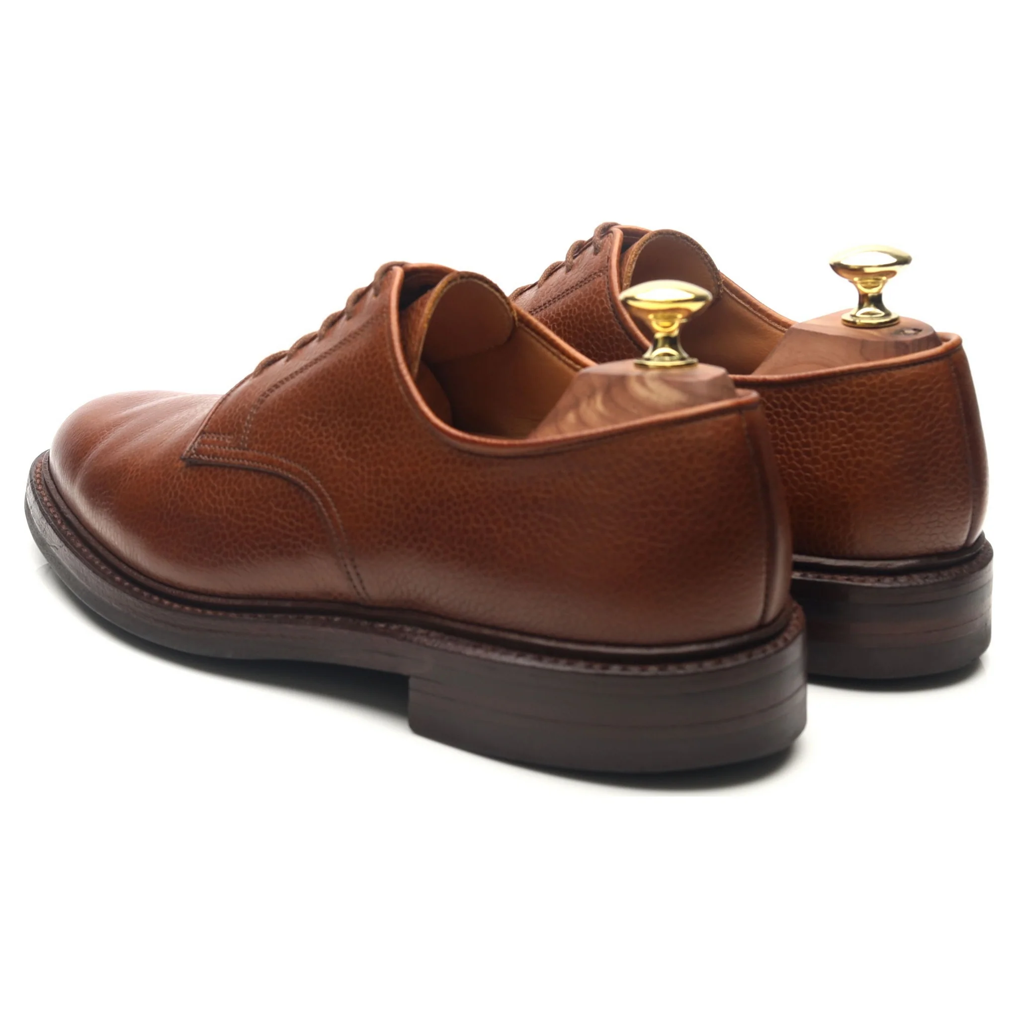 'Grasmere' Tan Brown Leather Derby UK 7 E - Image 3