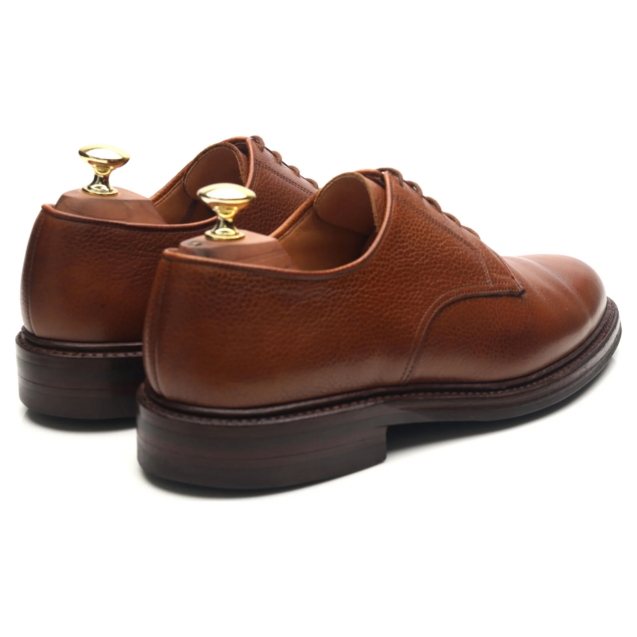 'Grasmere' Tan Brown Leather Derby UK 7 E - Image 5