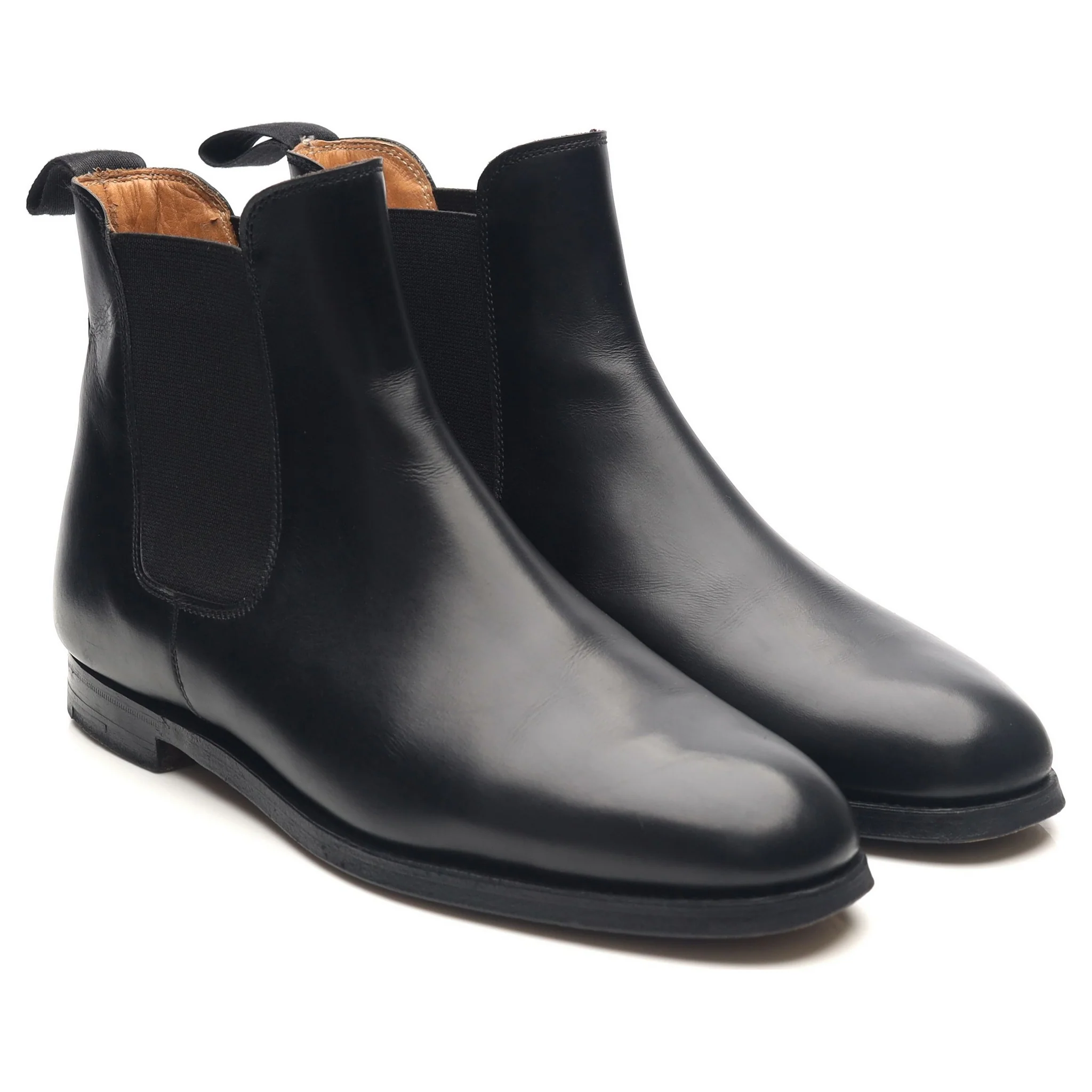 Women's 'Gresham' Black Leather Chelsea Boots UK 6 C - Image 7