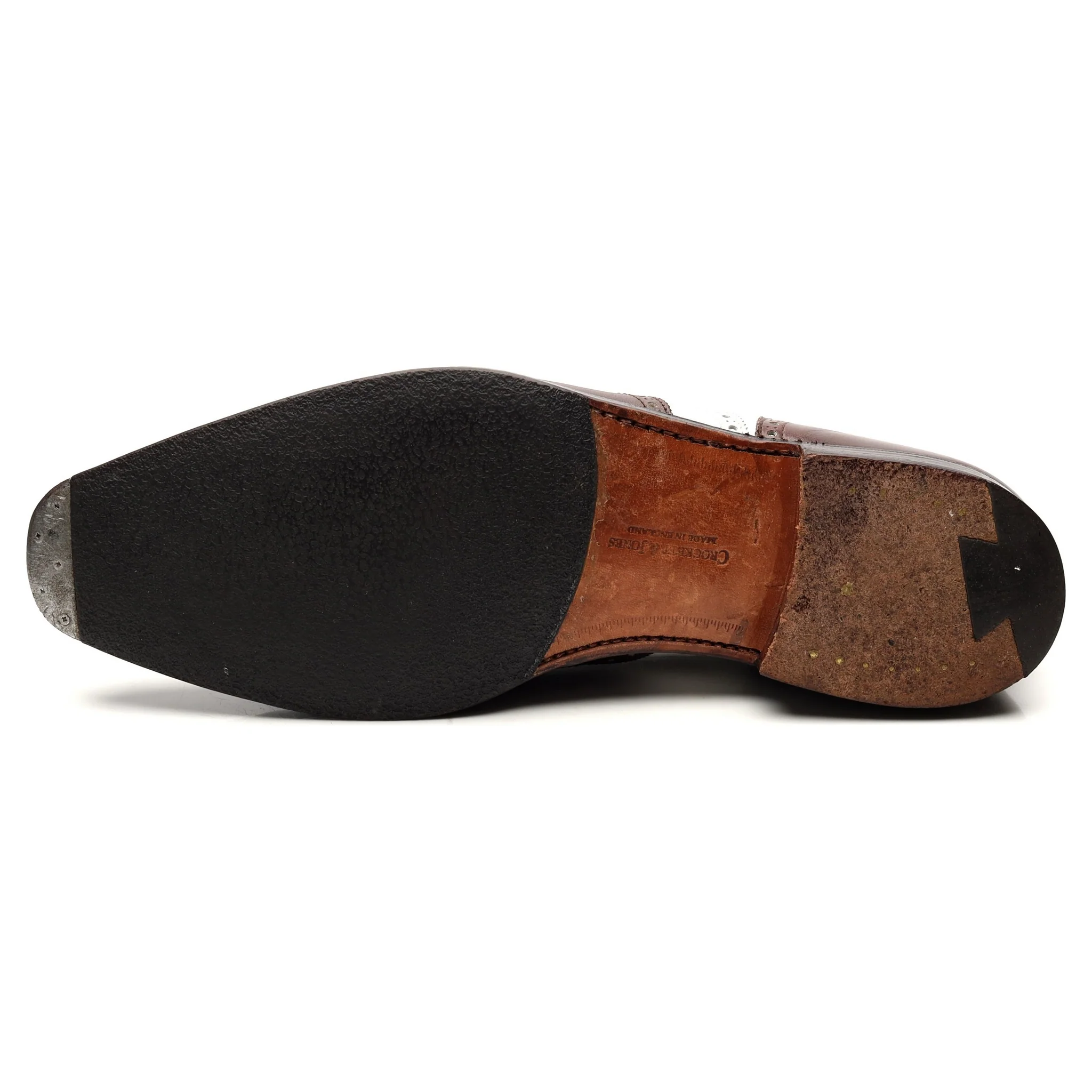 'Guildford' Brown White Leather Spectator Brogues UK 7 E - Image 10