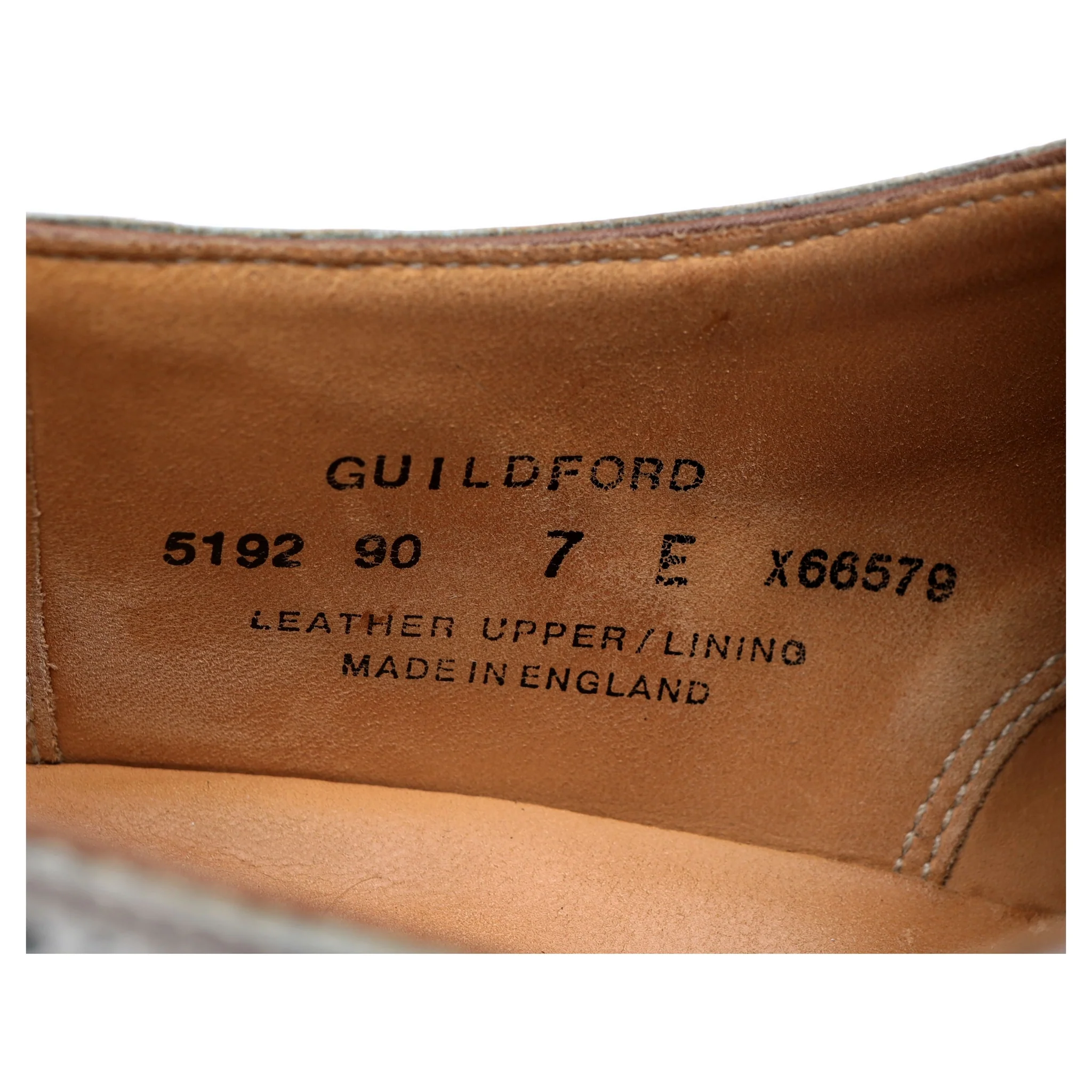 'Guildford' Brown White Leather Spectator Brogues UK 7 E - Image 13