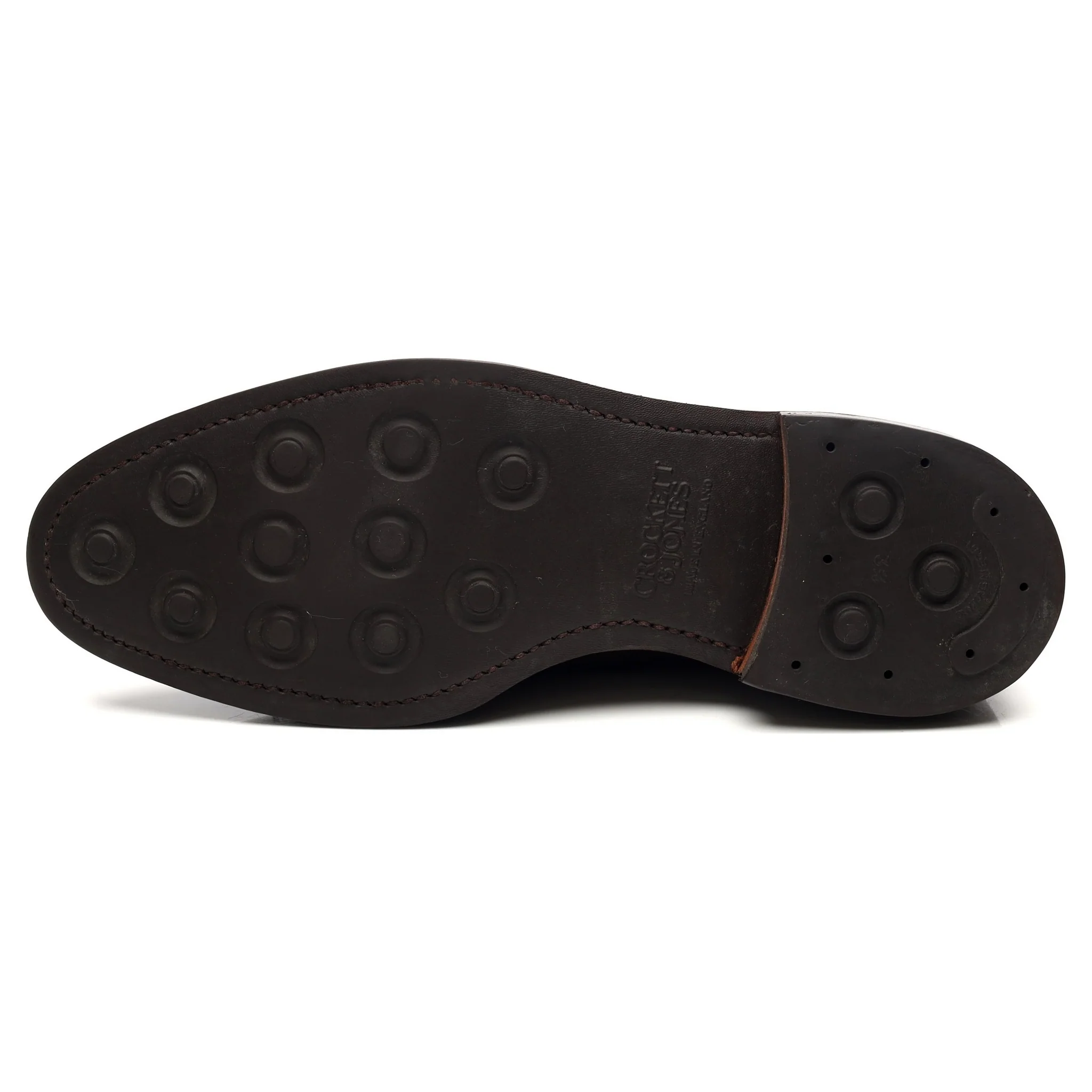 'Harrogate' Dark Brown Leather Double Monk Straps UK 9 E - Image 11