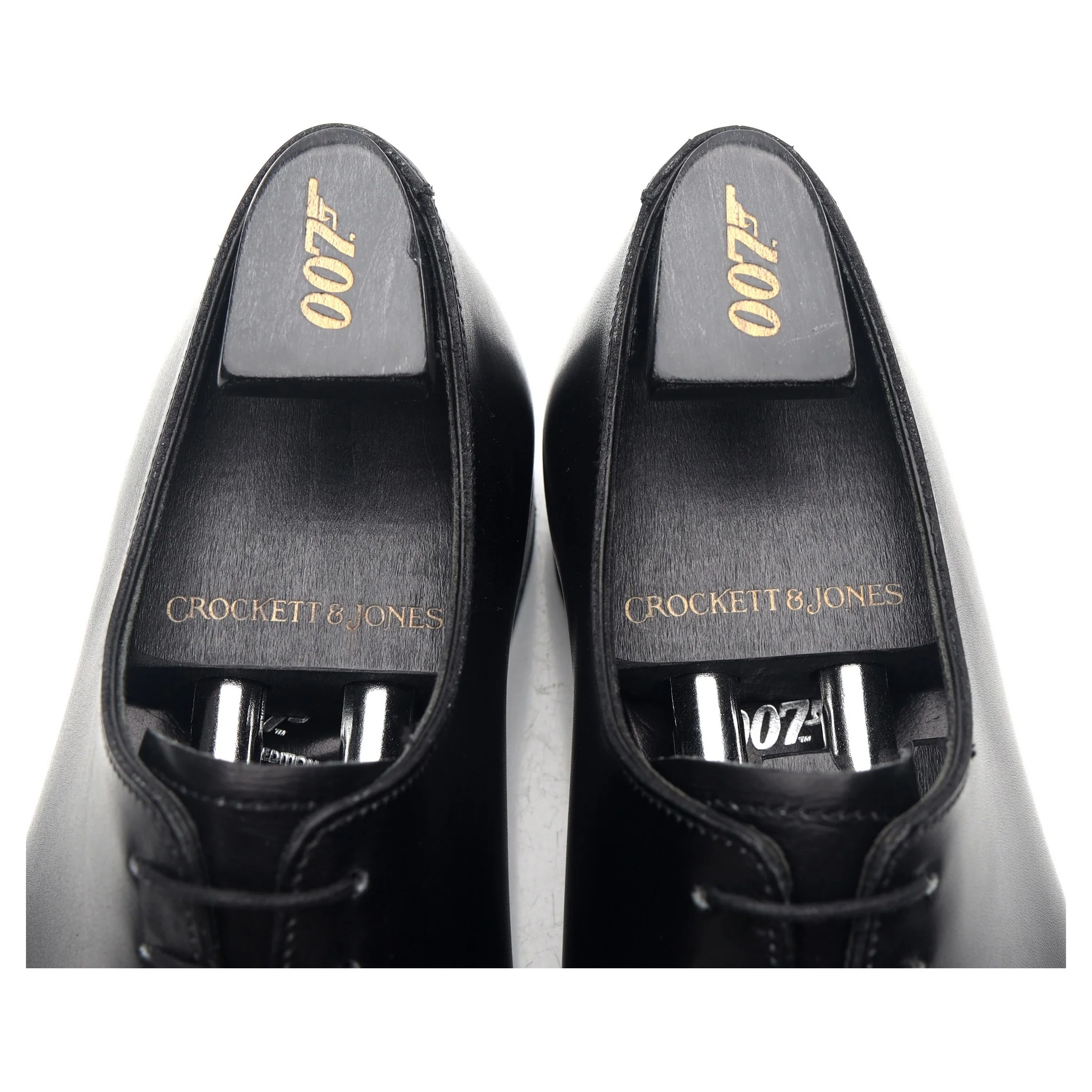 'James 007' Black Leather Wholecut Oxford UK 6.5 E - Image 10