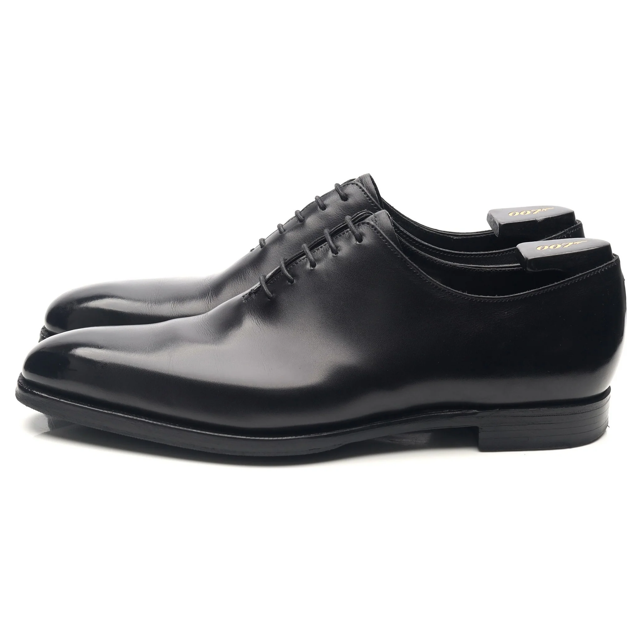 'James 007' Black Leather Wholecut Oxford UK 6.5 E - Image 2