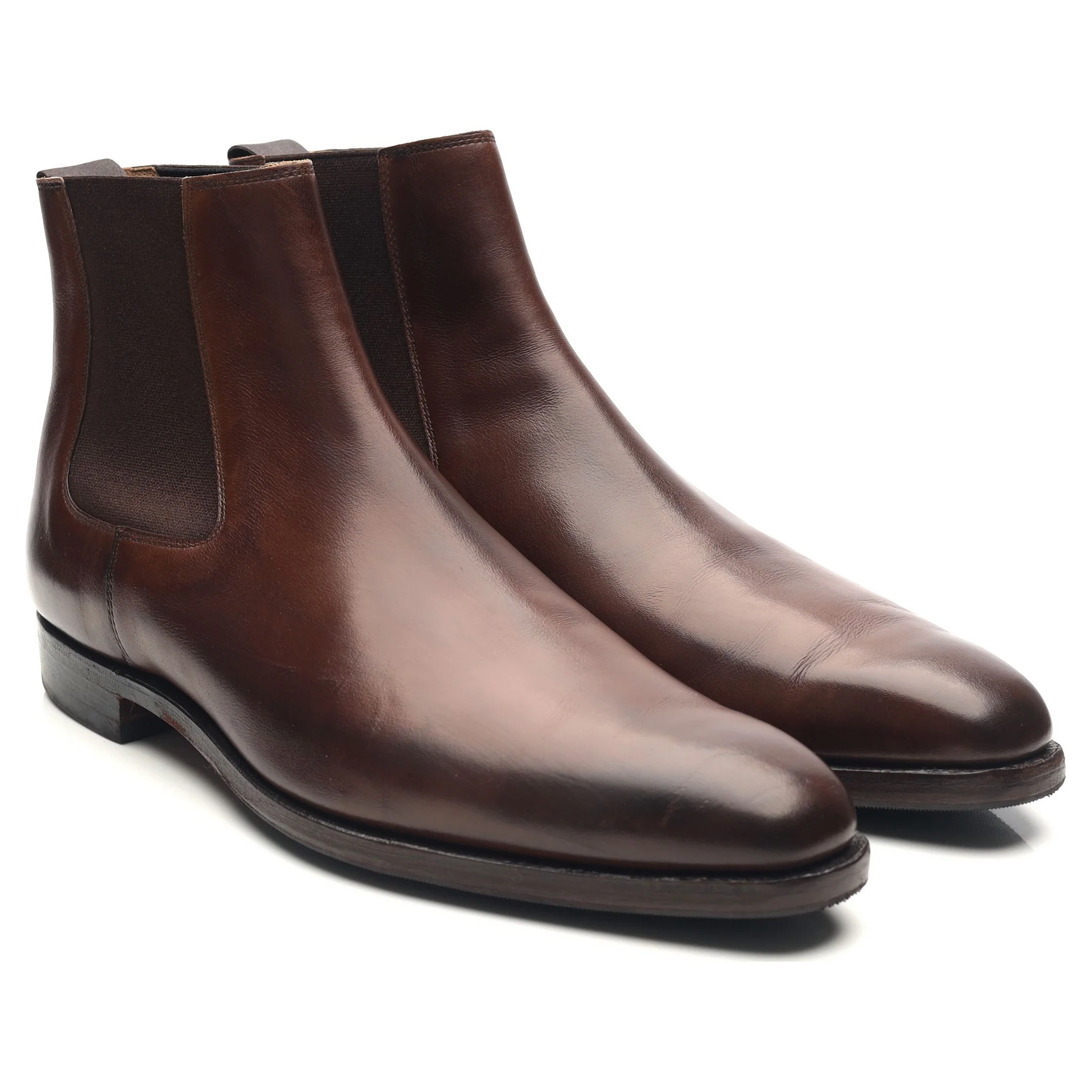 'Lingfield' Dark Brown Leather Chelsea Boots UK 7 E - Image 7
