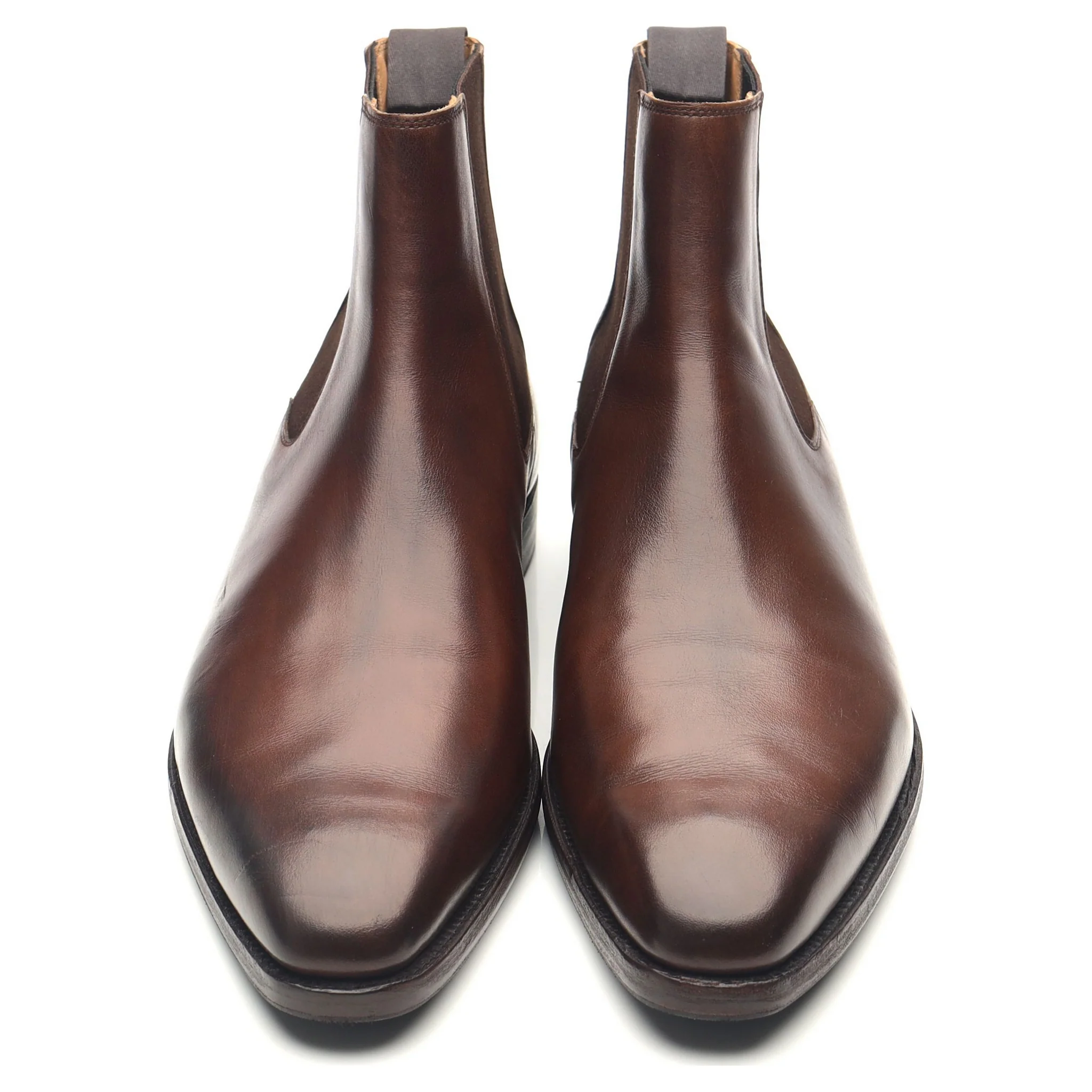 'Lingfield' Dark Brown Leather Chelsea Boots UK 7 E - Image 9