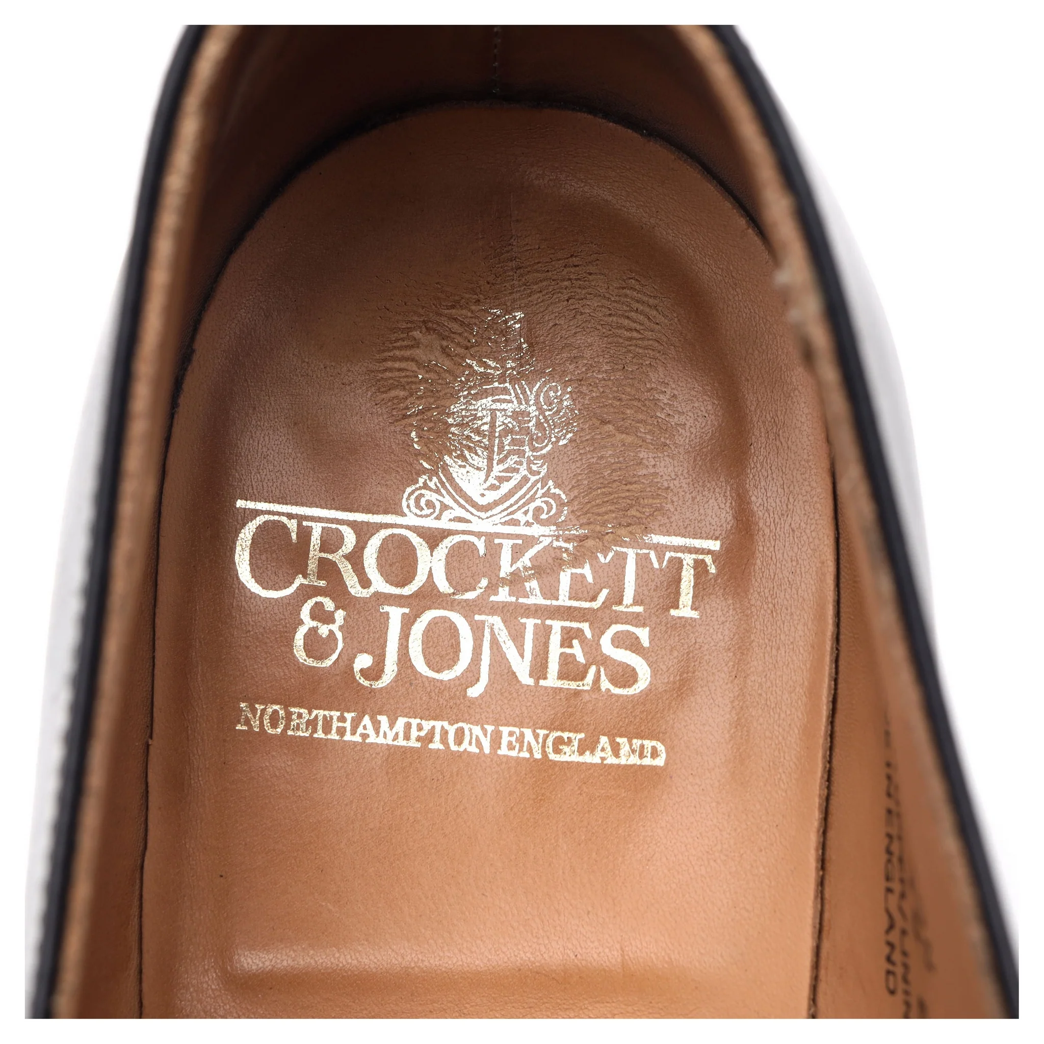 'Malton' Black Leather Oxford Semi Brogues UK 10 E - Image 12