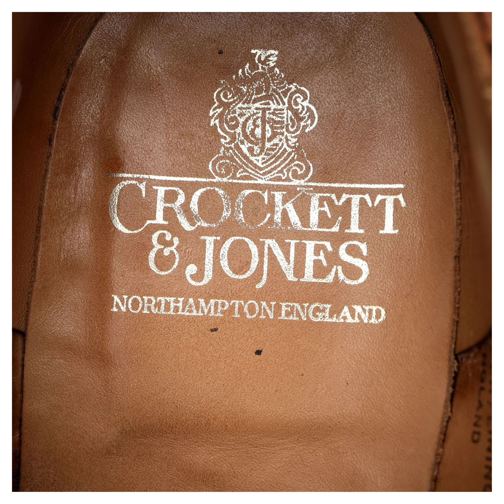 'Onslow' Tan Brown Leather Apron Derby UK 8.5 E - Image 12