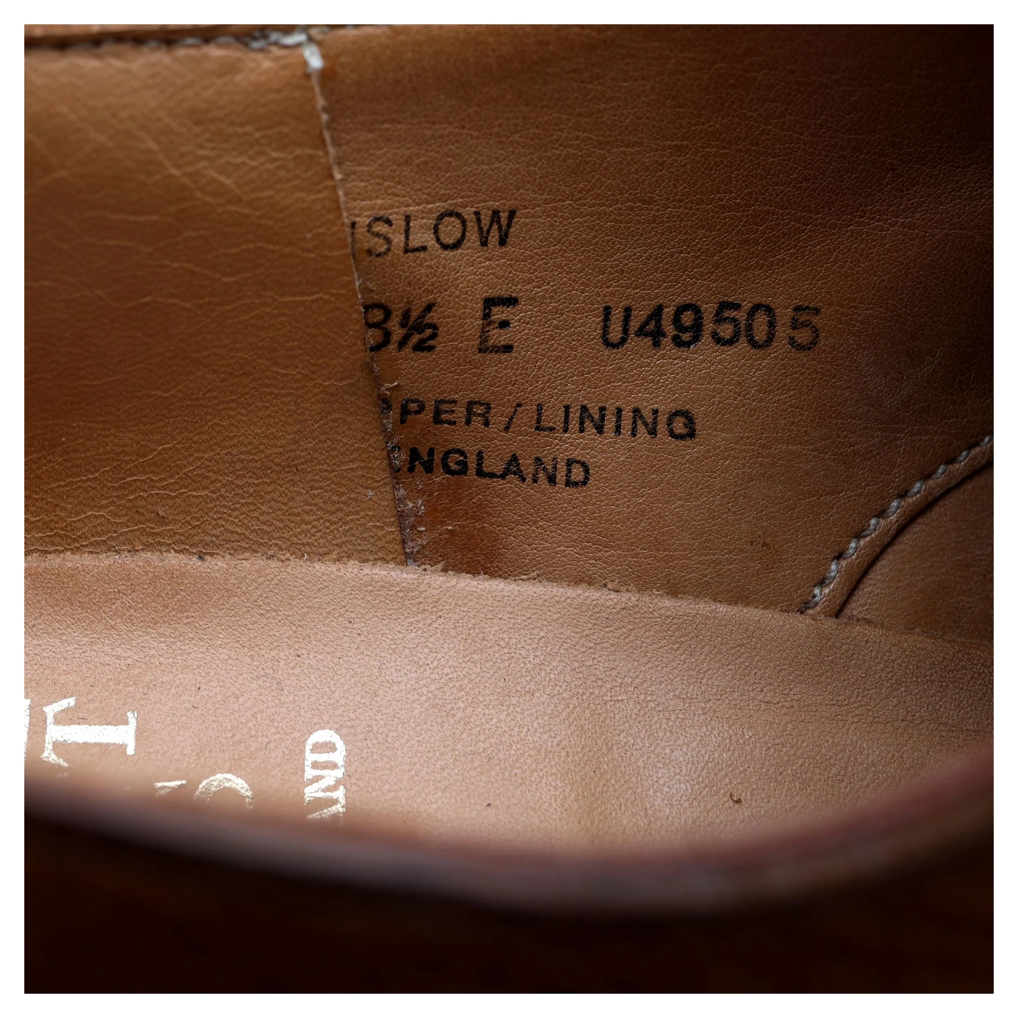 'Onslow' Tan Brown Leather Apron Derby UK 8.5 E - Image 14