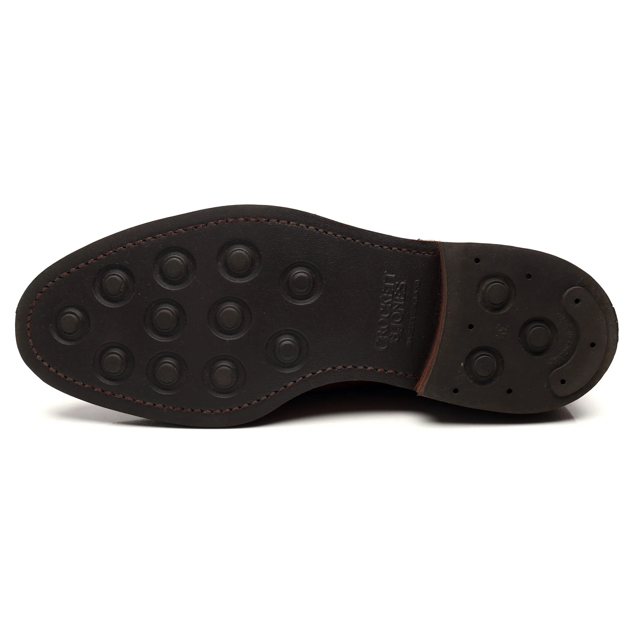 'Pembroke' Tan Brown Leather Derby Brogues UK 8 E - Image 10