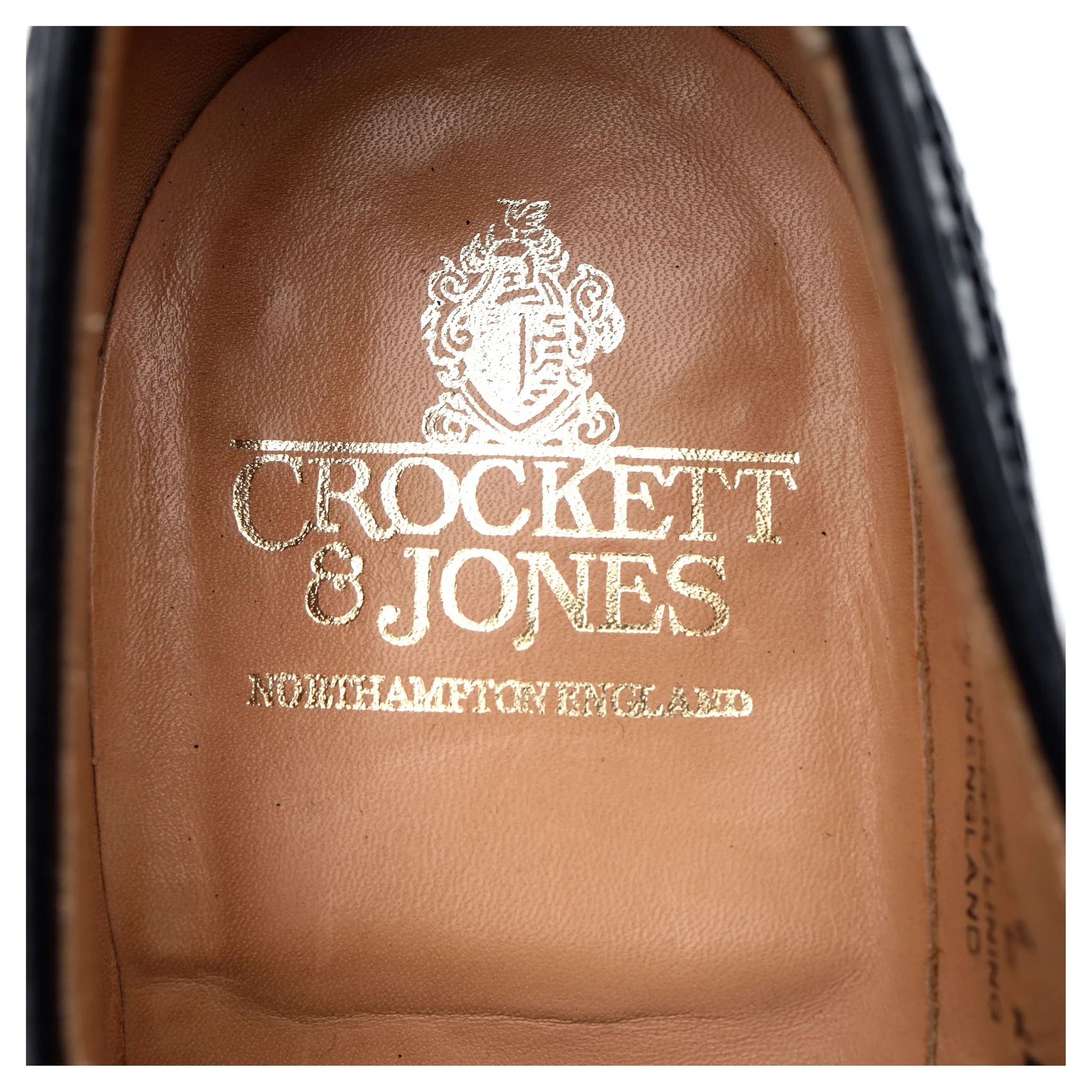 'Pembroke' Navy Blue Leather Derby Brogues UK 9.5 E - Image 12