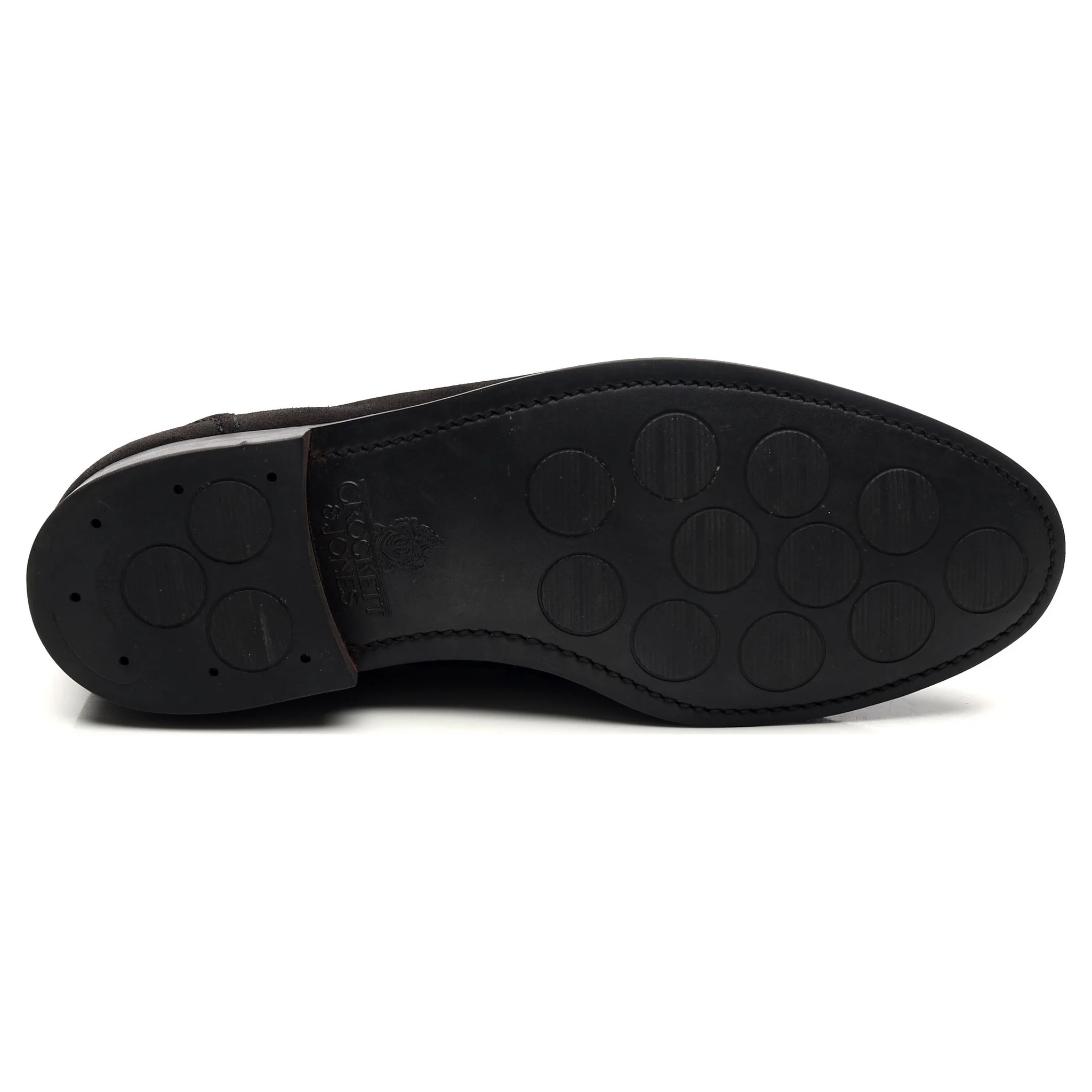 Anglo Italian 'Studridge' Black Suede Tassel Loafers UK 6 E - Image 11