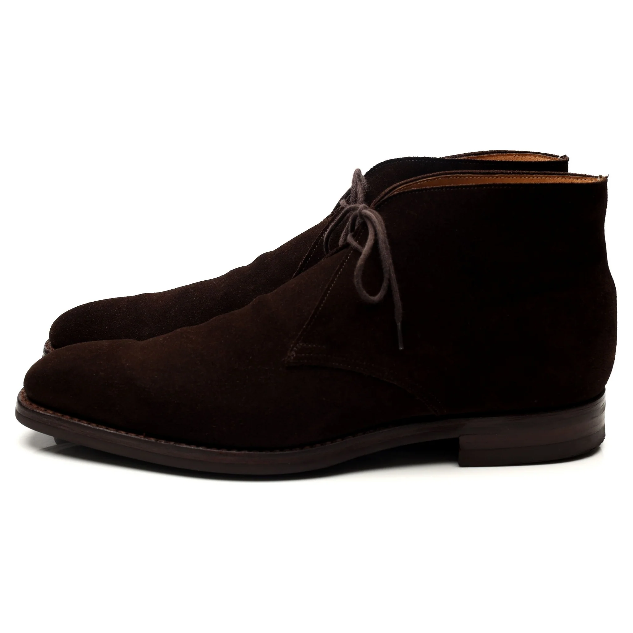 'Tetbury' Dark Brown Suede Chukka Boots UK 9 E - Image 2