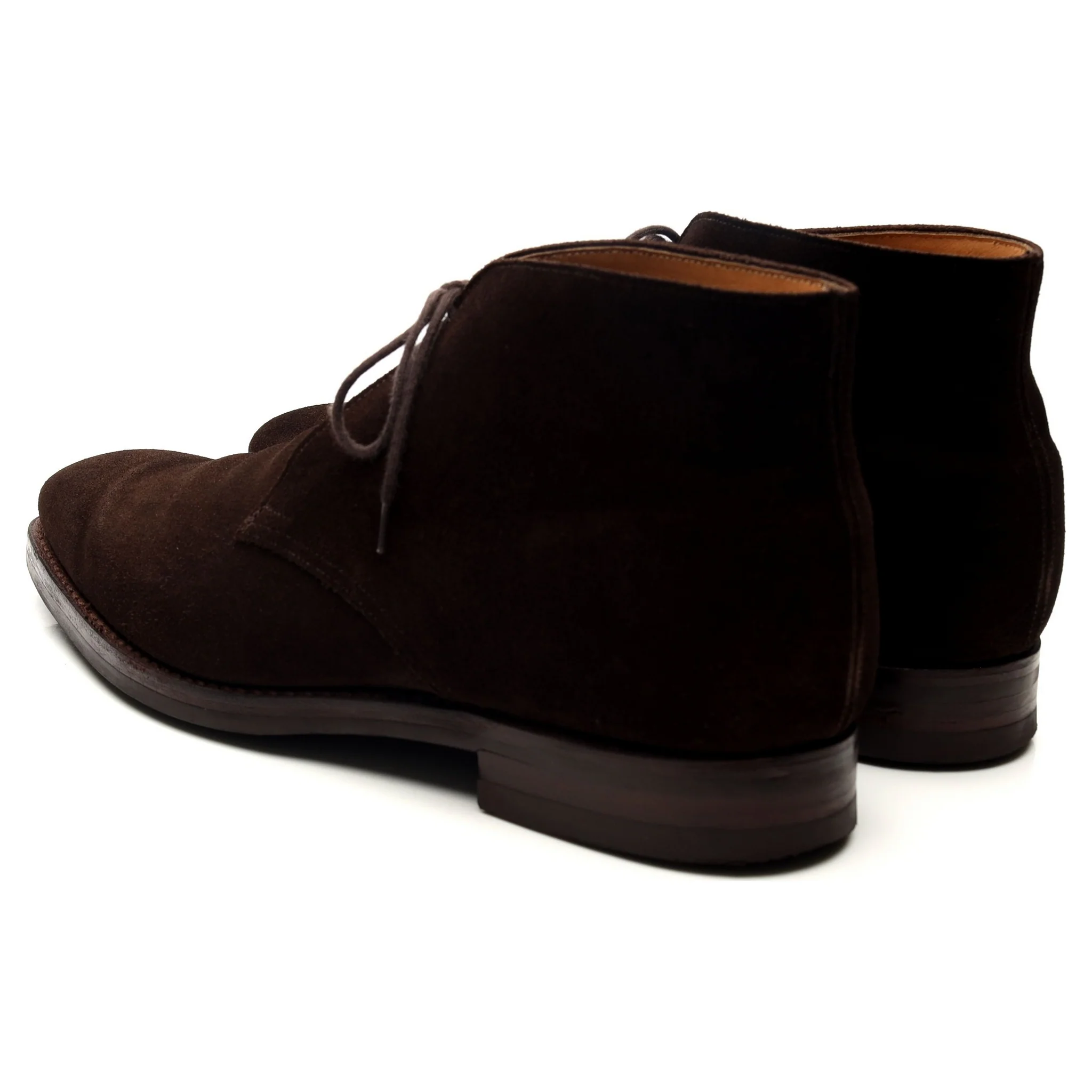 'Tetbury' Dark Brown Suede Chukka Boots UK 9 E - Image 3