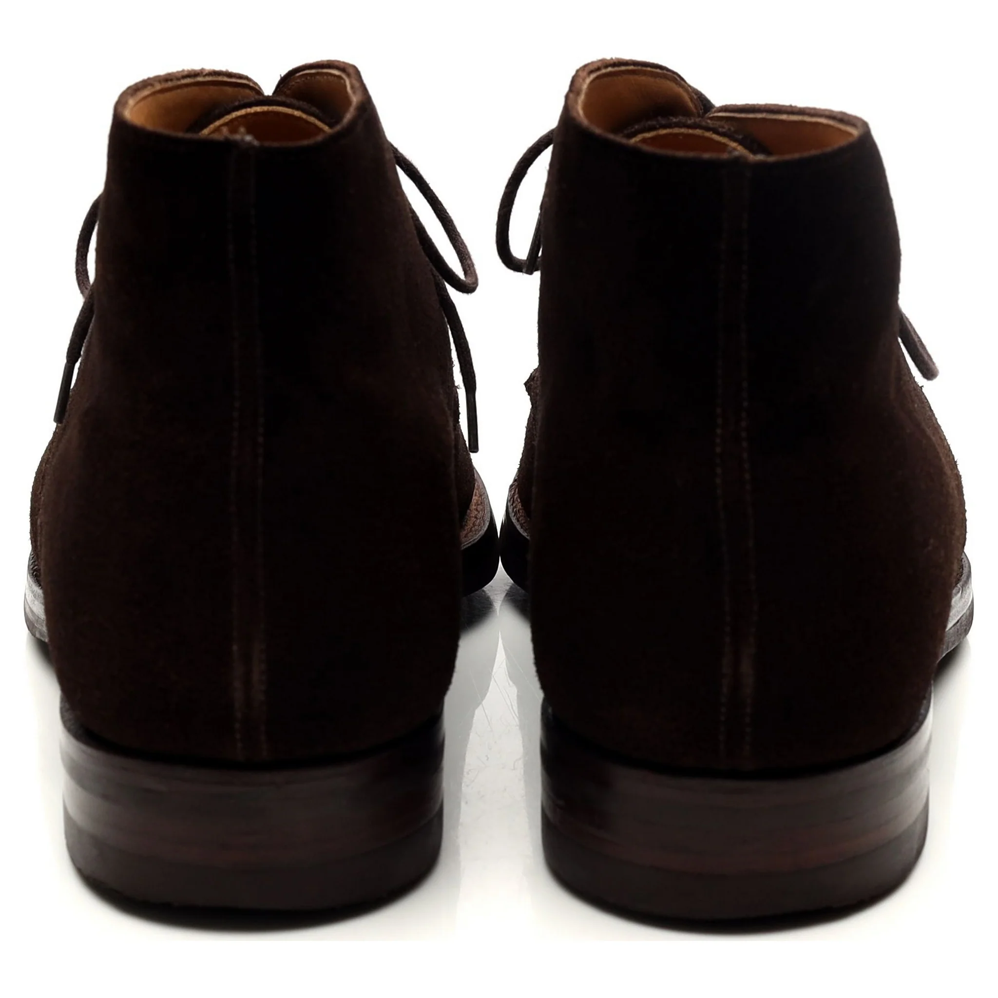 'Tetbury' Dark Brown Suede Chukka Boots UK 9 E - Image 4
