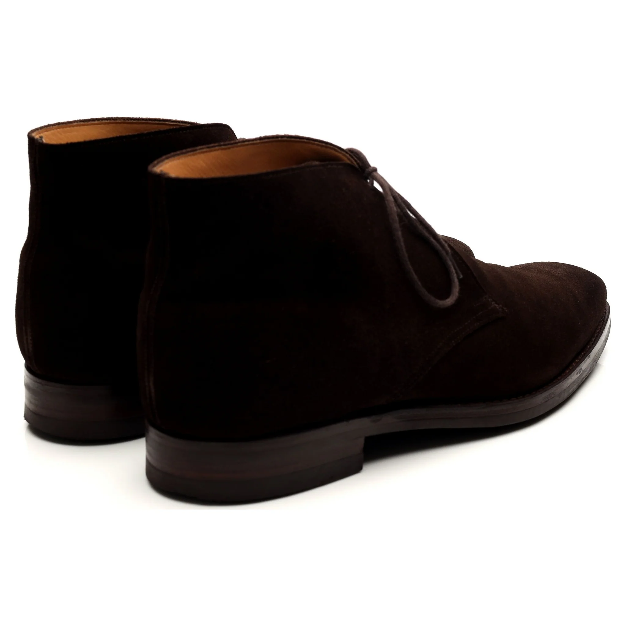 'Tetbury' Dark Brown Suede Chukka Boots UK 9 E - Image 5