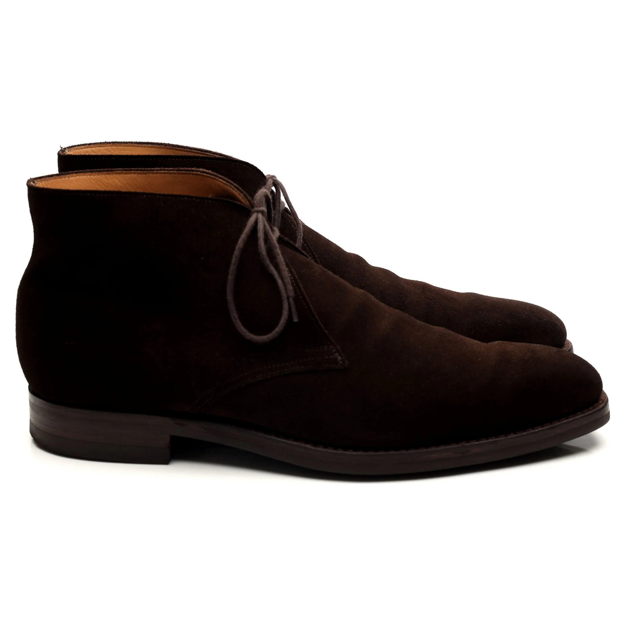 'Tetbury' Dark Brown Suede Chukka Boots UK 9 E - Image 6