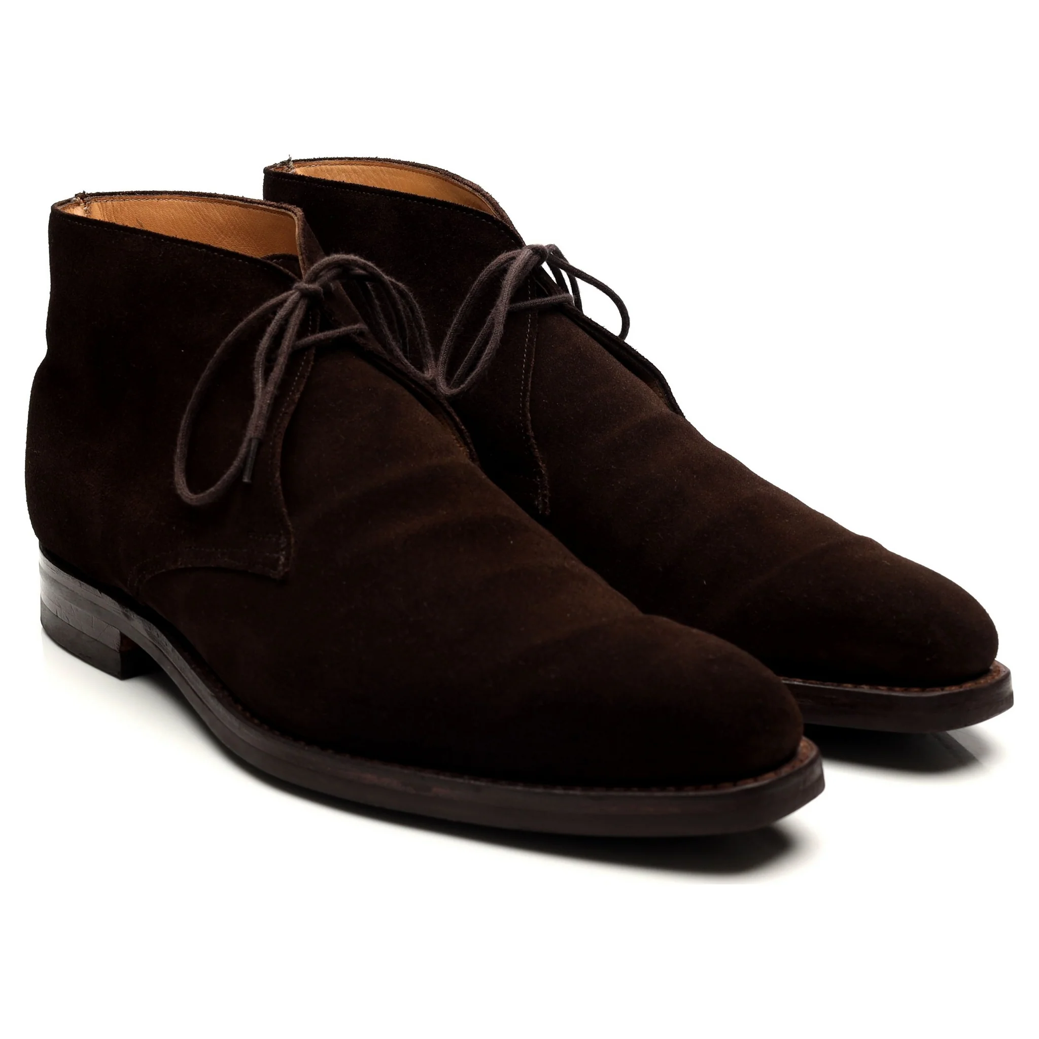 'Tetbury' Dark Brown Suede Chukka Boots UK 9 E - Image 7