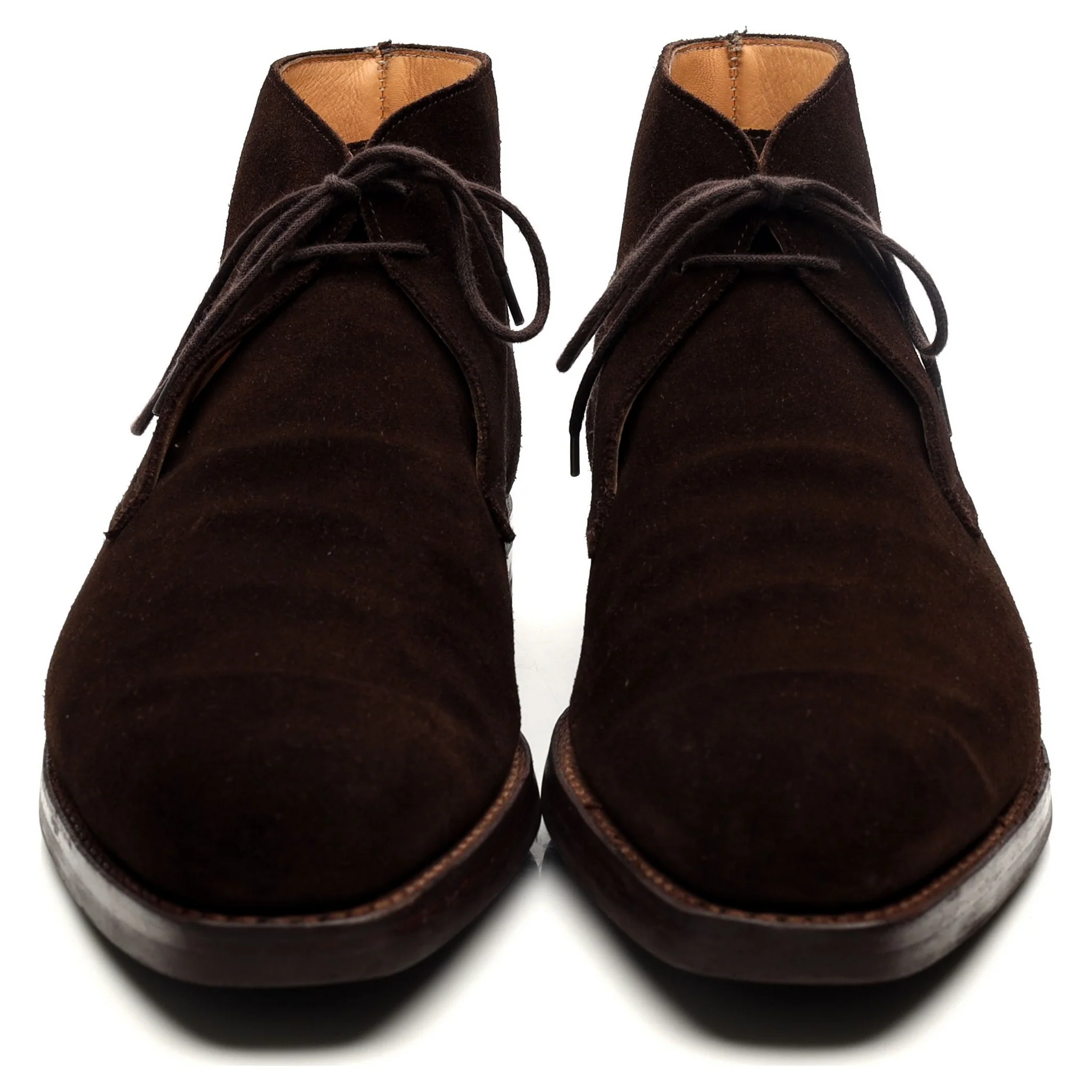 'Tetbury' Dark Brown Suede Chukka Boots UK 9 E - Image 8