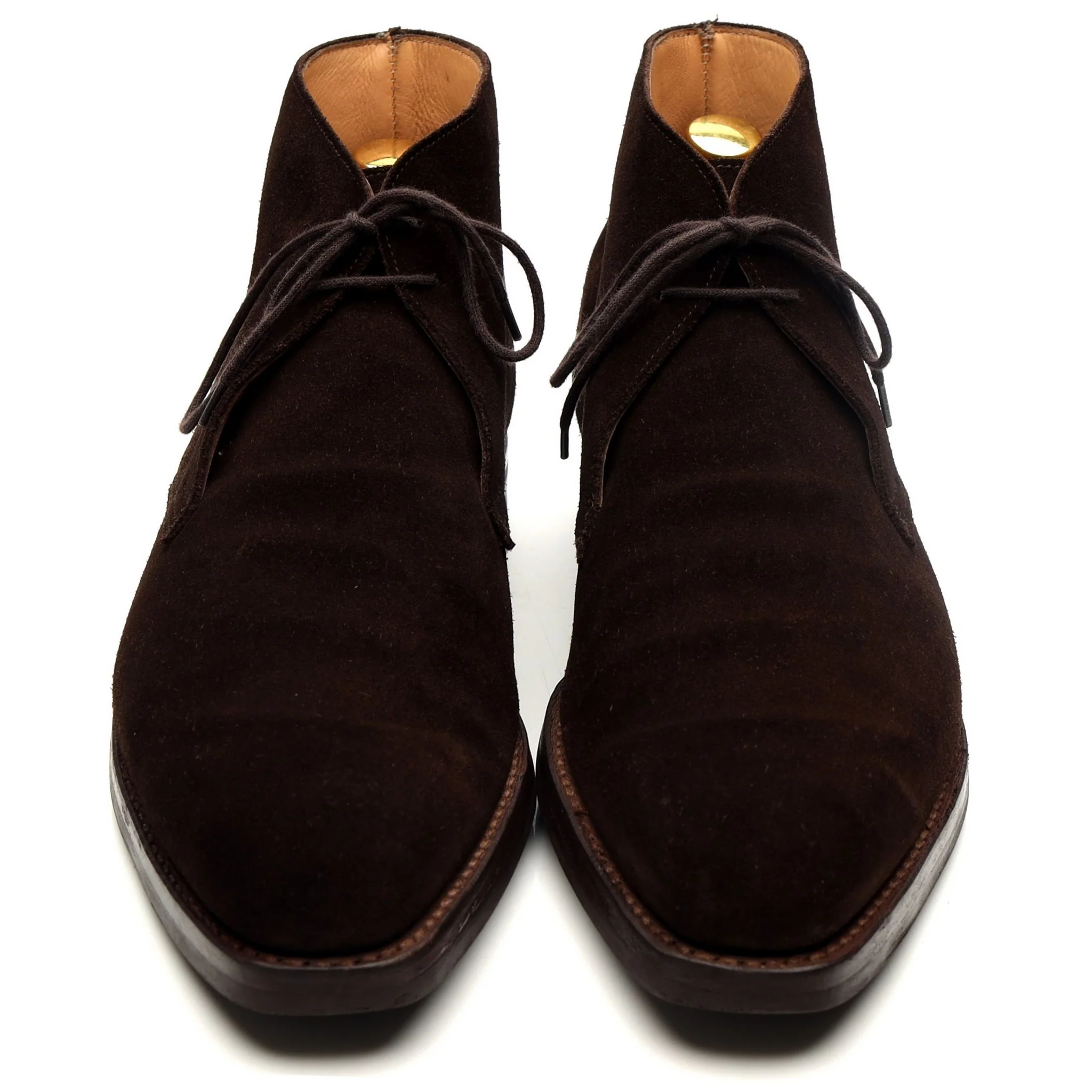 'Tetbury' Dark Brown Suede Chukka Boots UK 9 E - Image 9