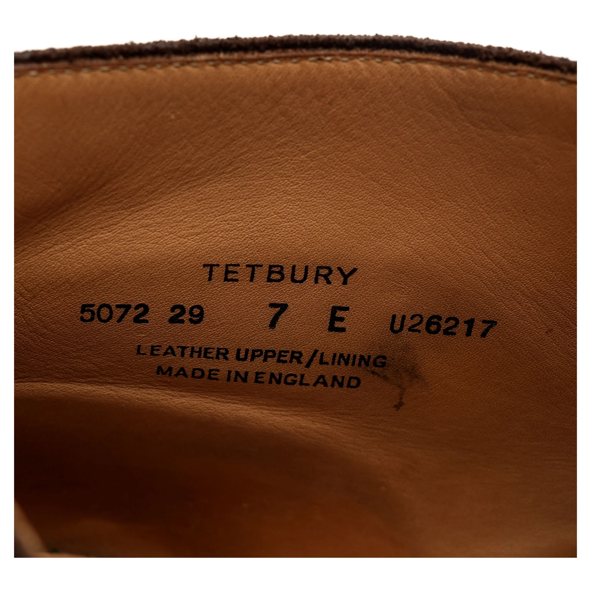 'Tetbury' Dark Brown Waxed Suede Chukka Boots UK 7 E - Image 13