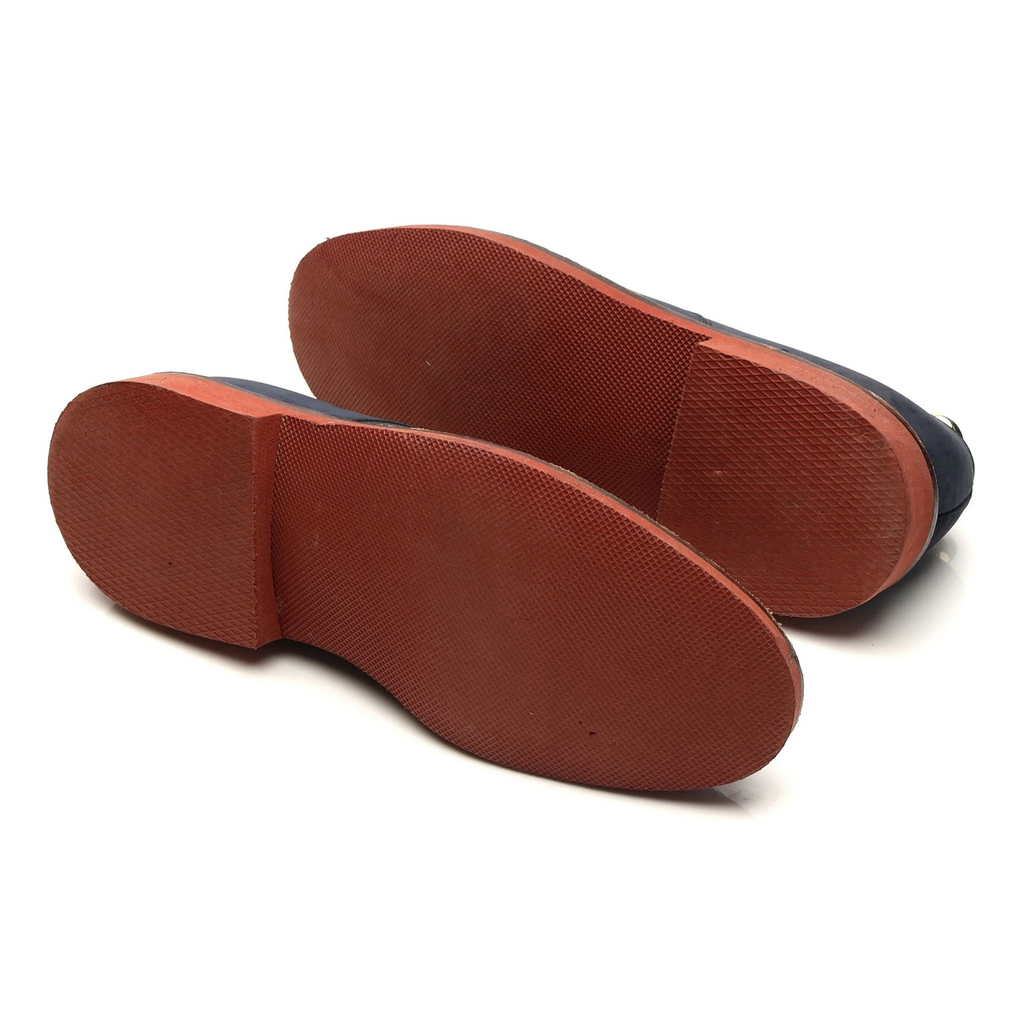 'D1413' Navy Blue Nubuck Leather Derby UK 6.5 US 7.5 D - Image 5