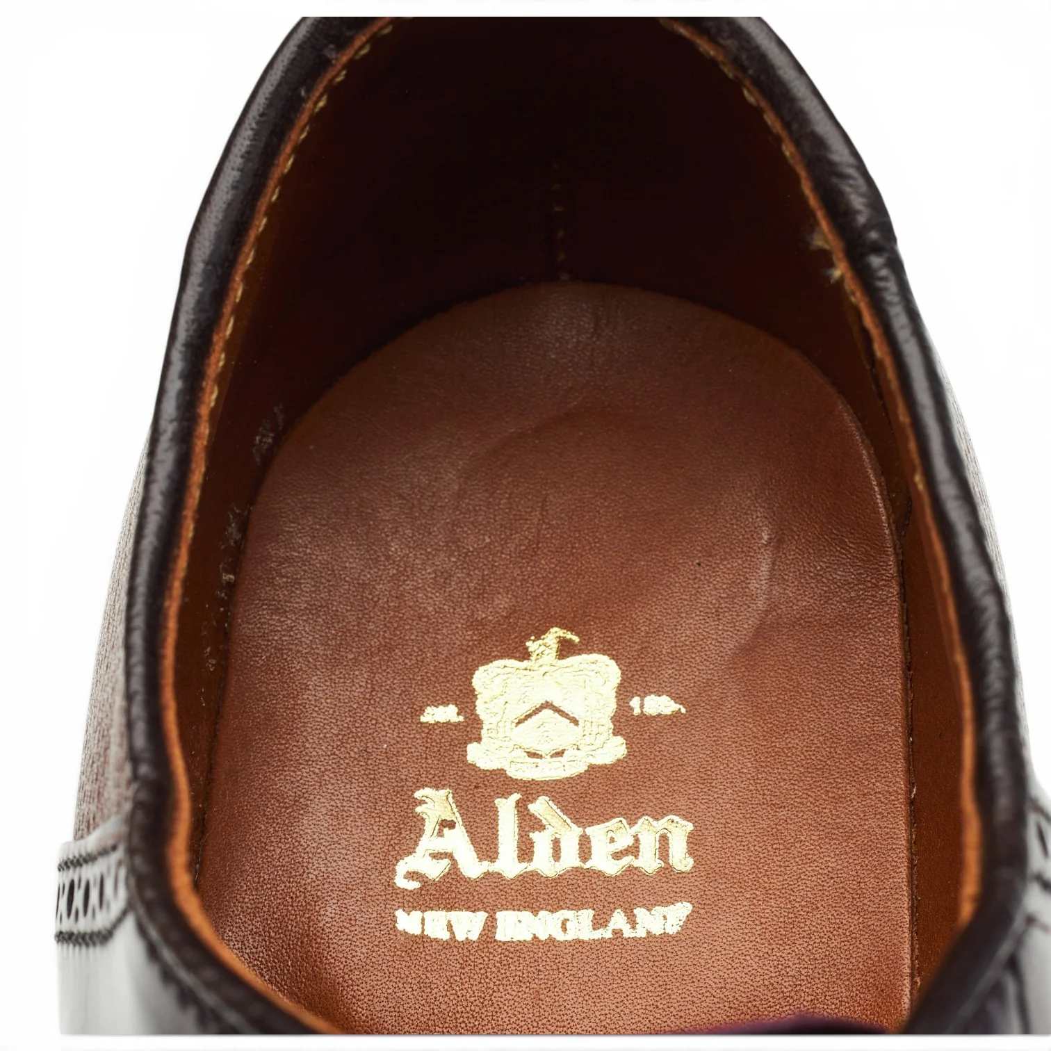 'D2303' Burgundy Cordovan & Brown Grain Leather Saddle Oxford UK 6.5 US 7 D - Image 6