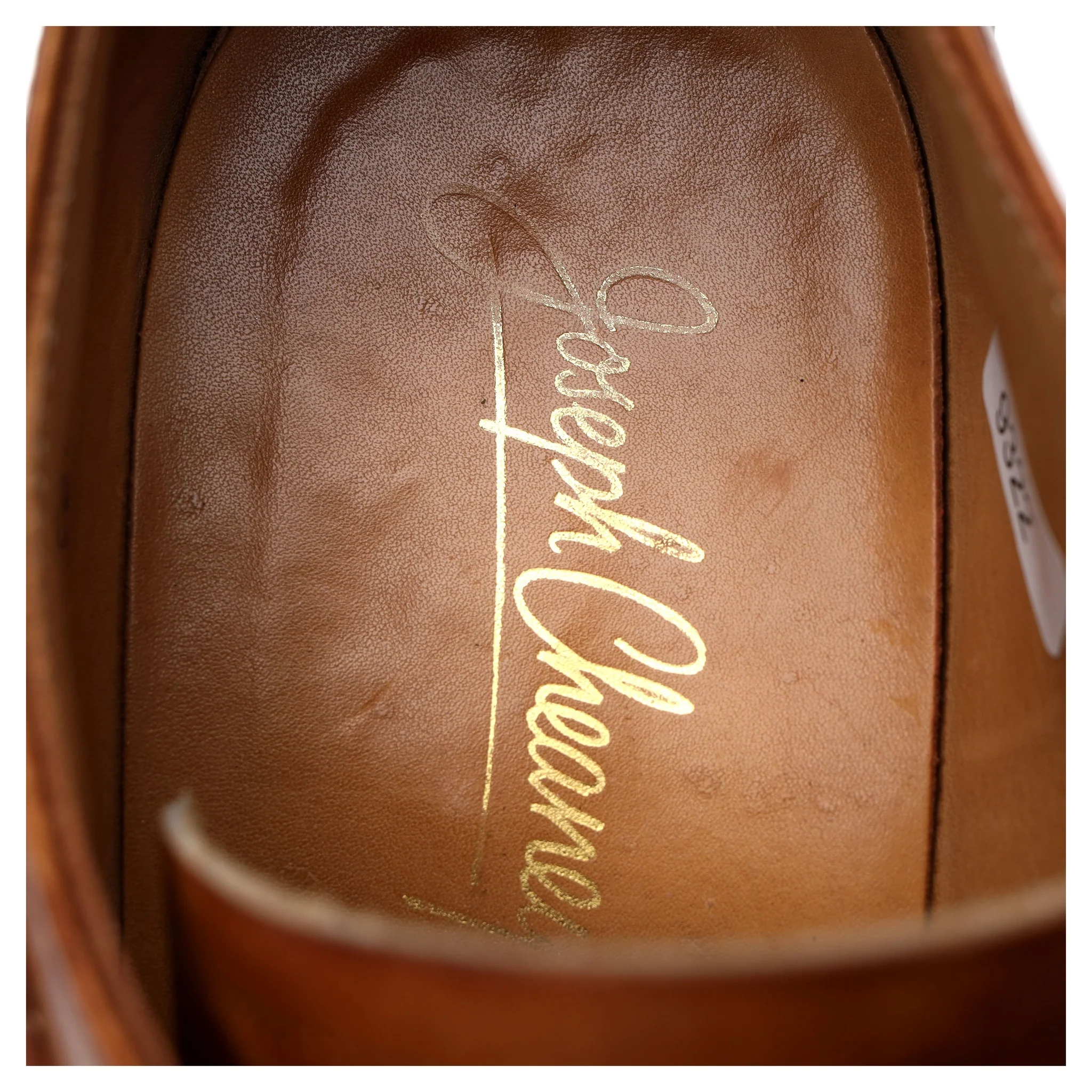 'Dali' Tan Brown Leather Apron Derby UK 7.5 F - Image 6