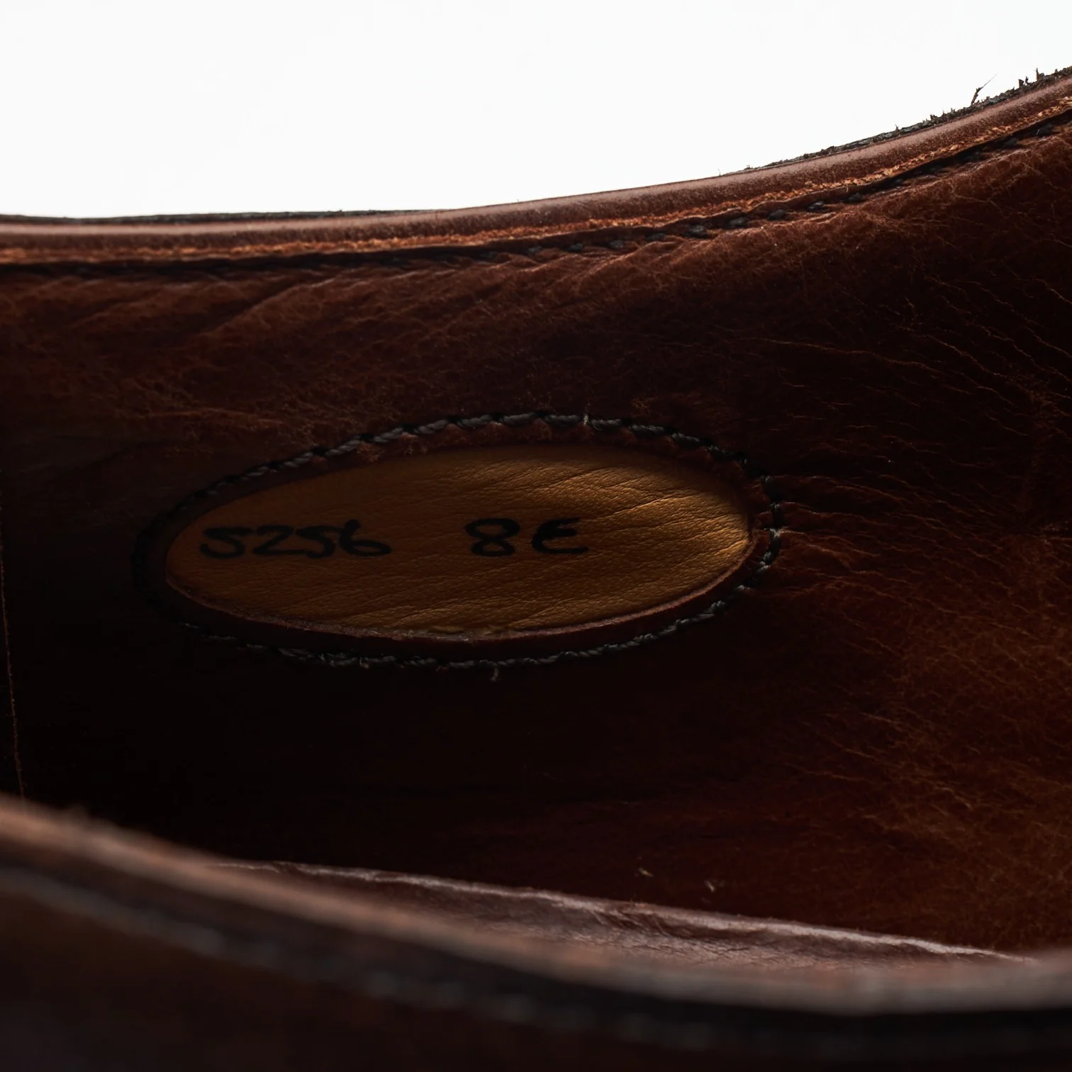 Dark Brown Derby UK 8 E - Image 10
