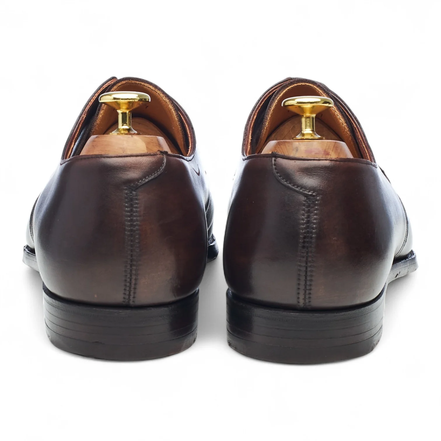 Dark Brown Derby UK 8 E - Image 4