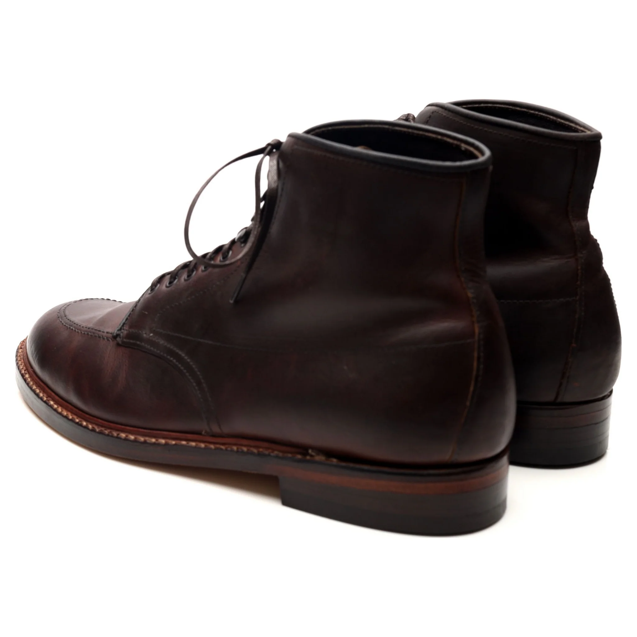 'Indy' Dark Brown Leather Boots UK 8 US 8.5 - Image 3