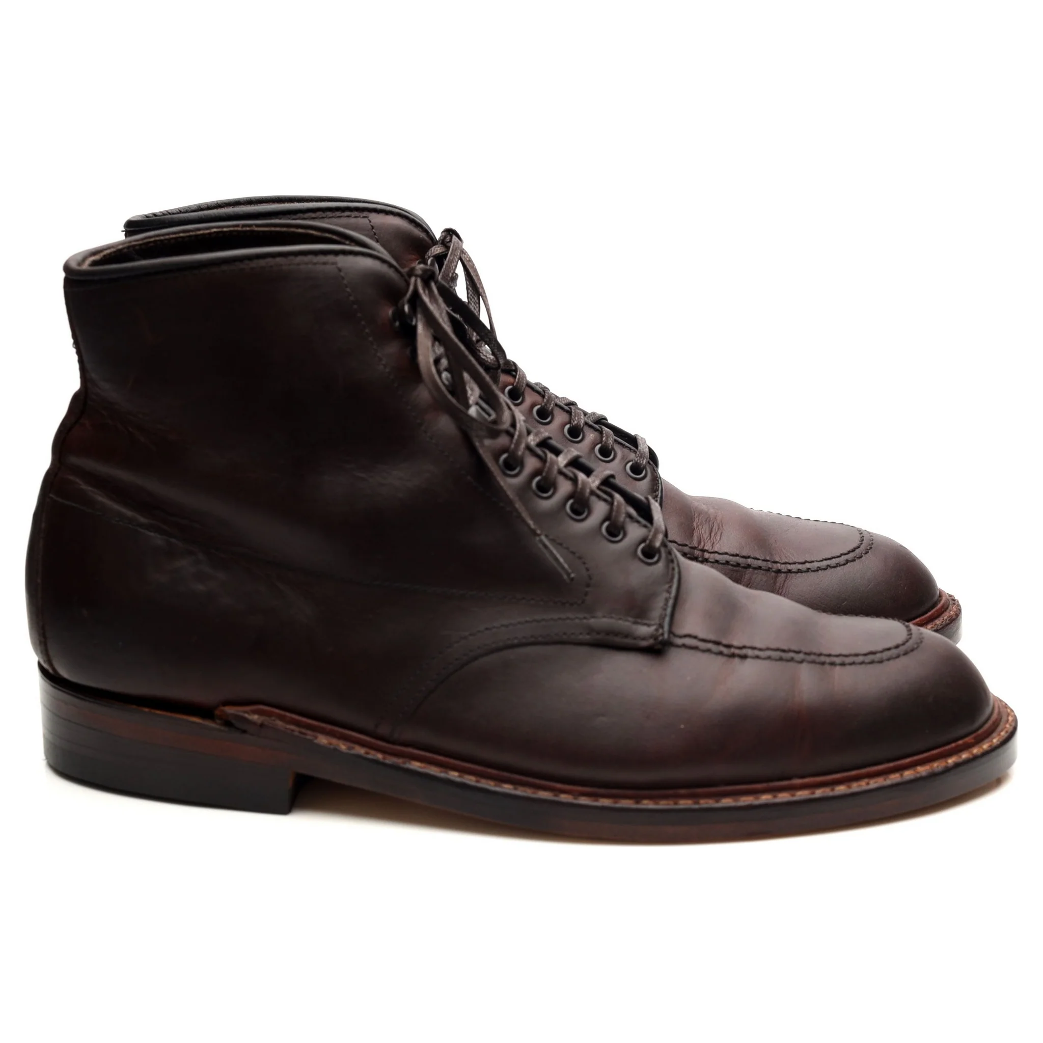 'Indy' Dark Brown Leather Boots UK 8 US 8.5 - Image 6