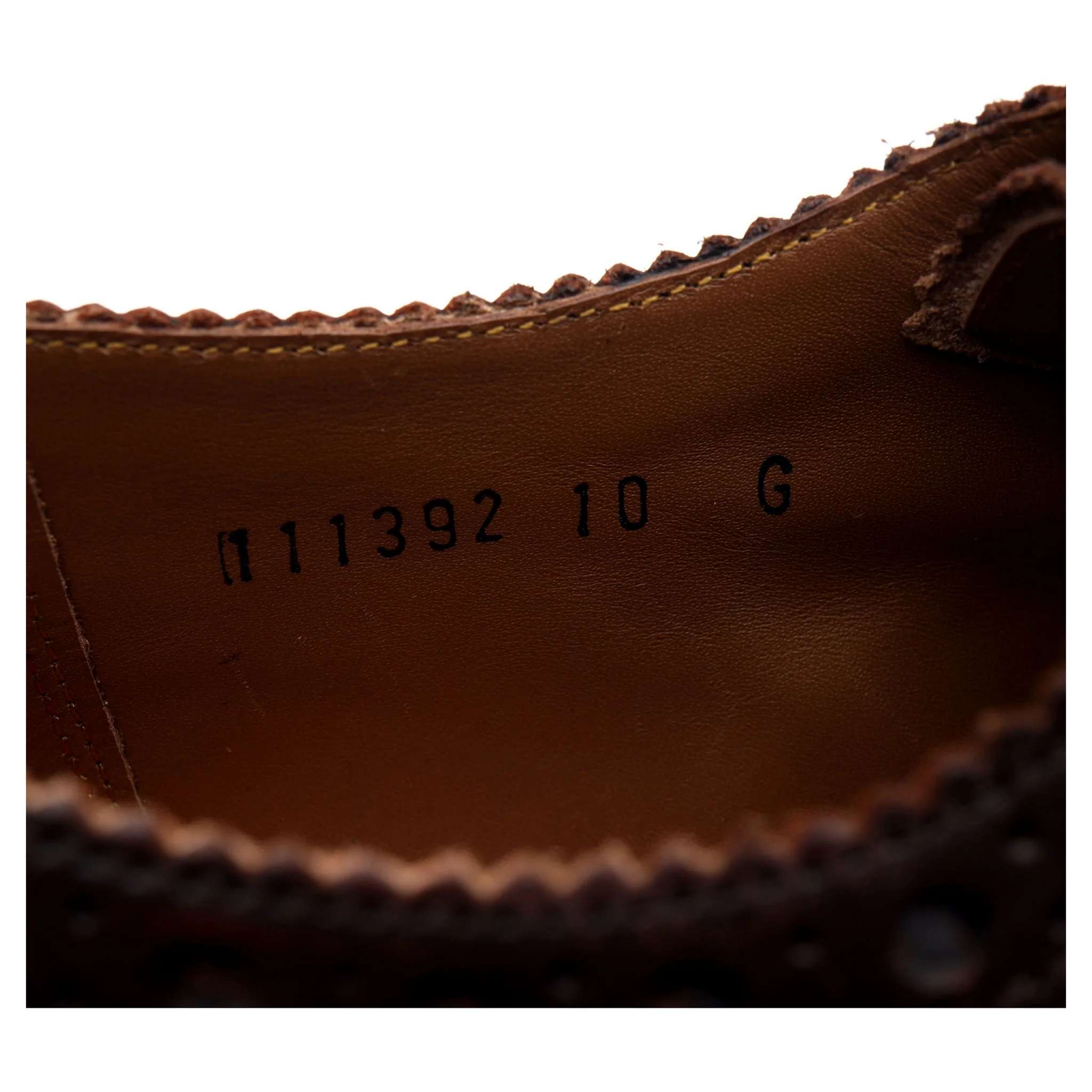 'Archie' Dark Brown Leather Derby Brogues UK 10 G - Image 13