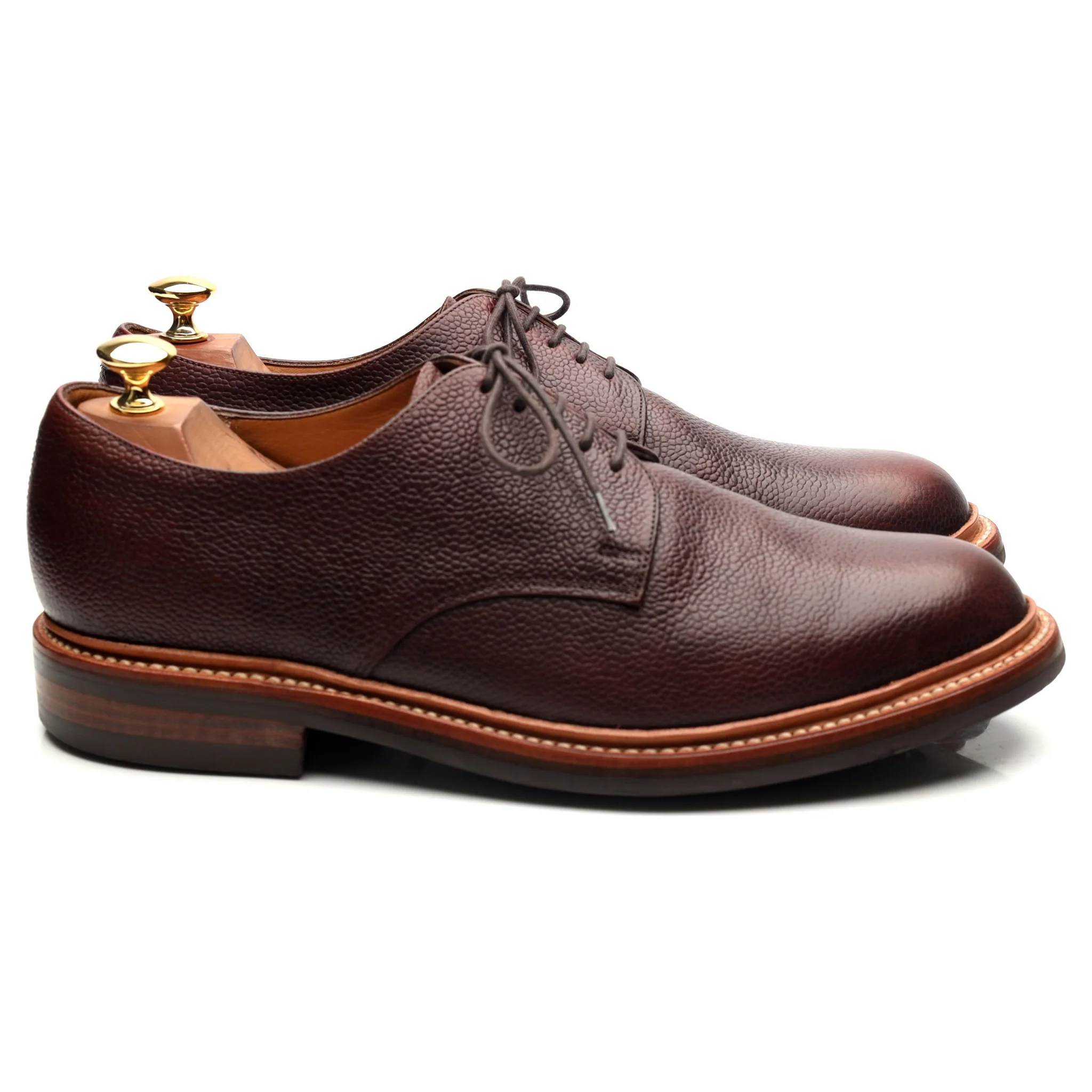 G:Lab Dark Brown Leather Derby UK 9.5 G - Image 6