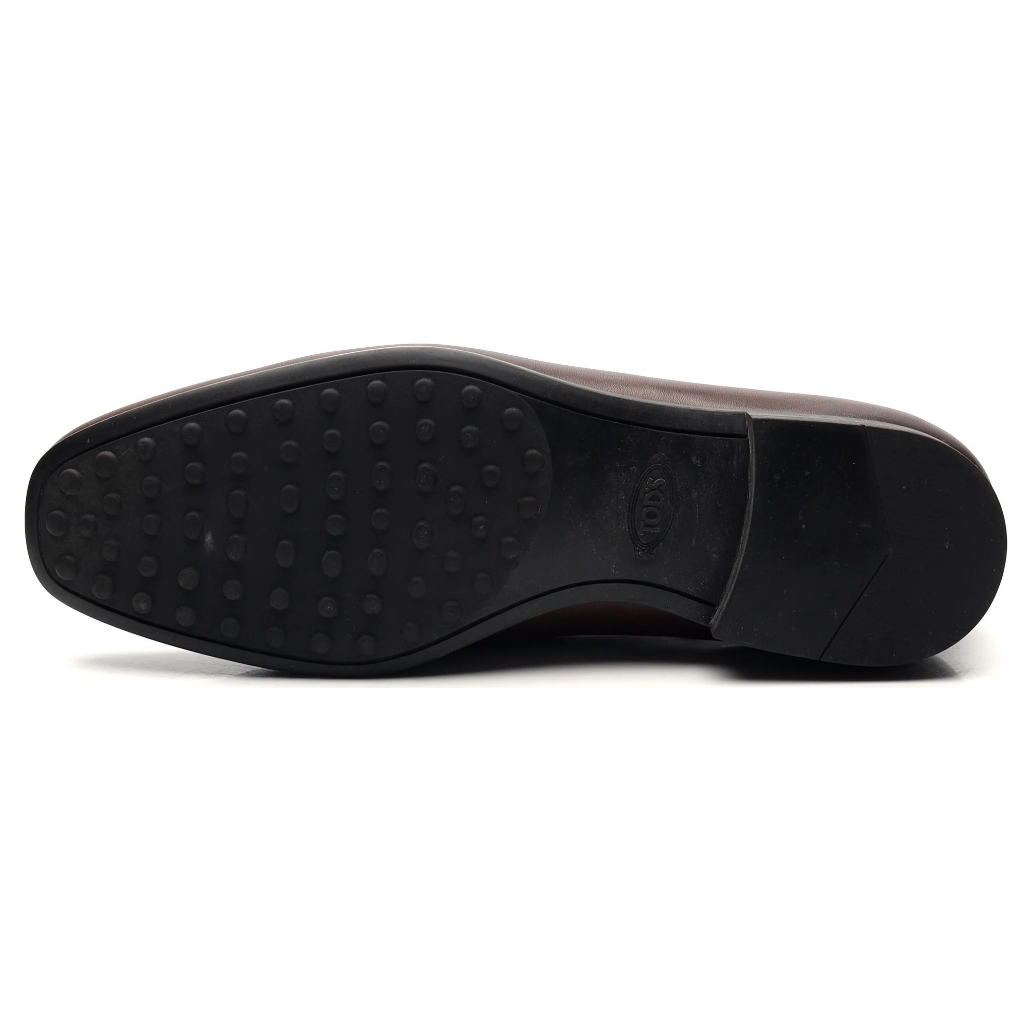 Dark Brown Leather Loafers UK 6 - Image 10