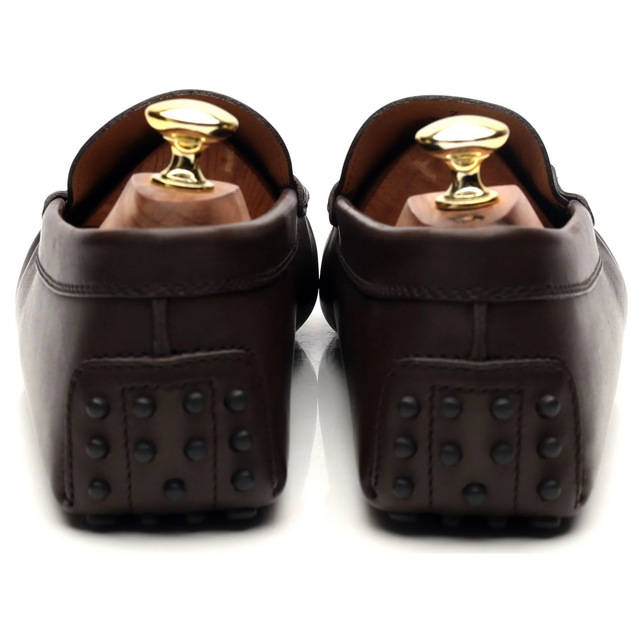 Gommino Dark Brown Leather Driving Shoes UK 7 - Image 4