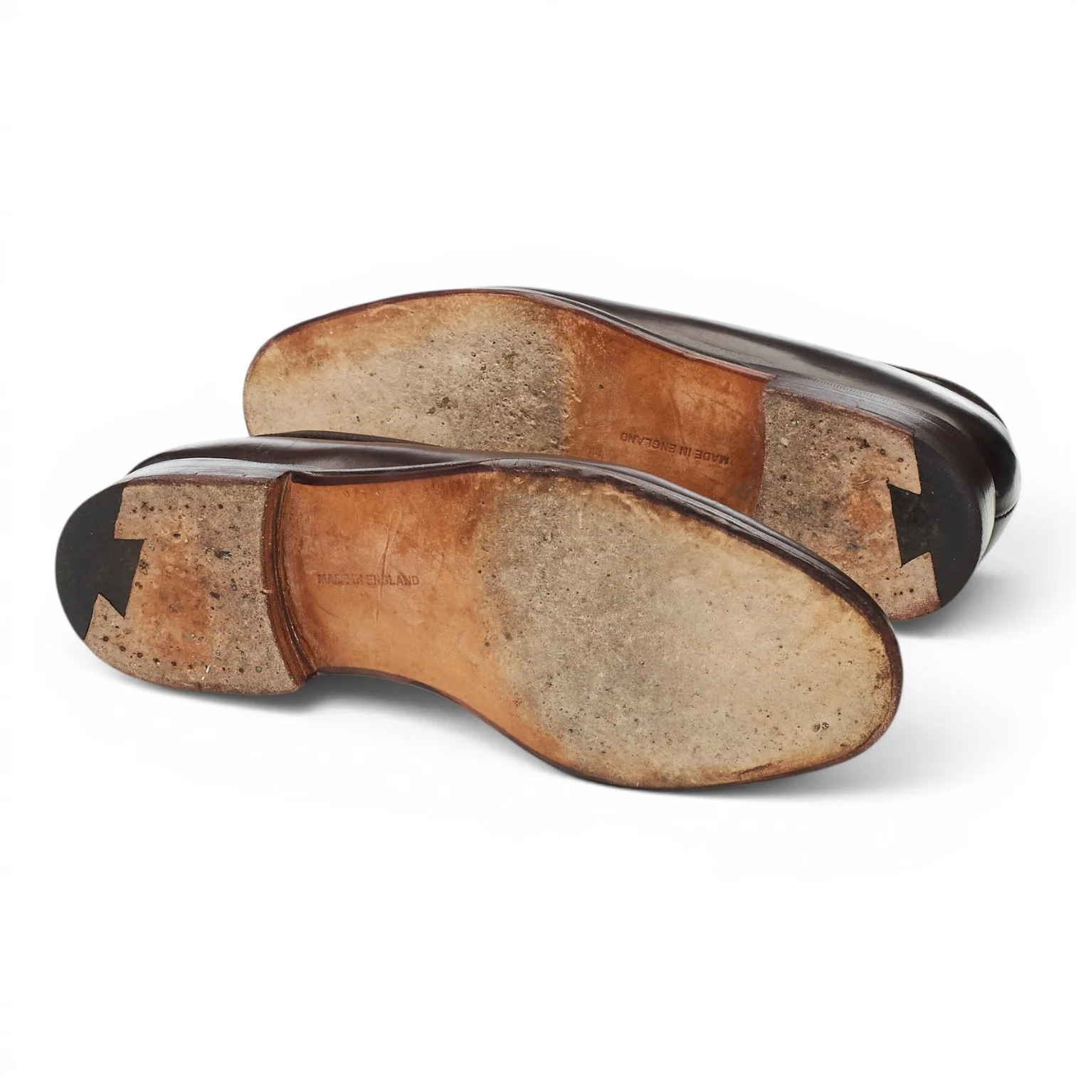 'Havard' Dark Brown Leather Loafers UK 6.5 - Image 5