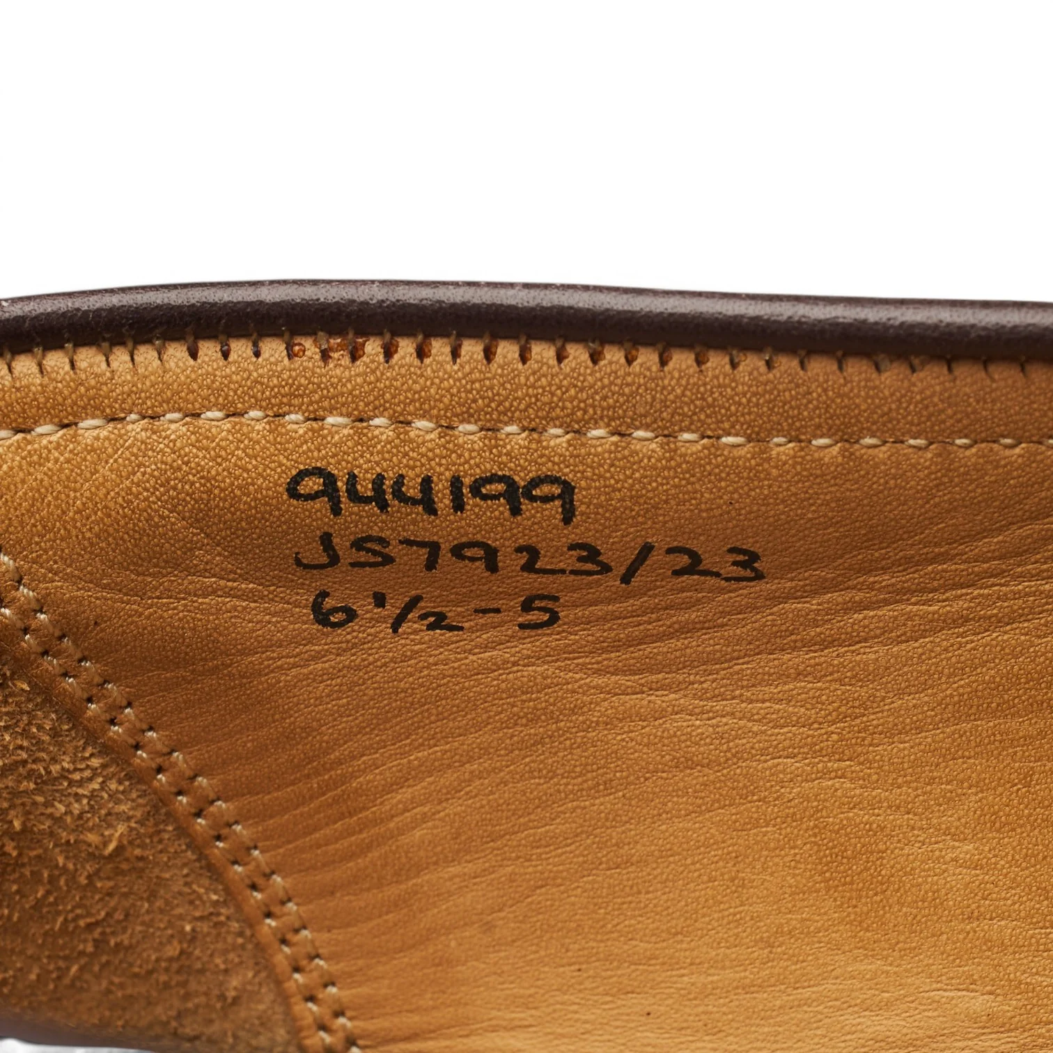 'Havard' Dark Brown Leather Loafers UK 6.5 - Image 7