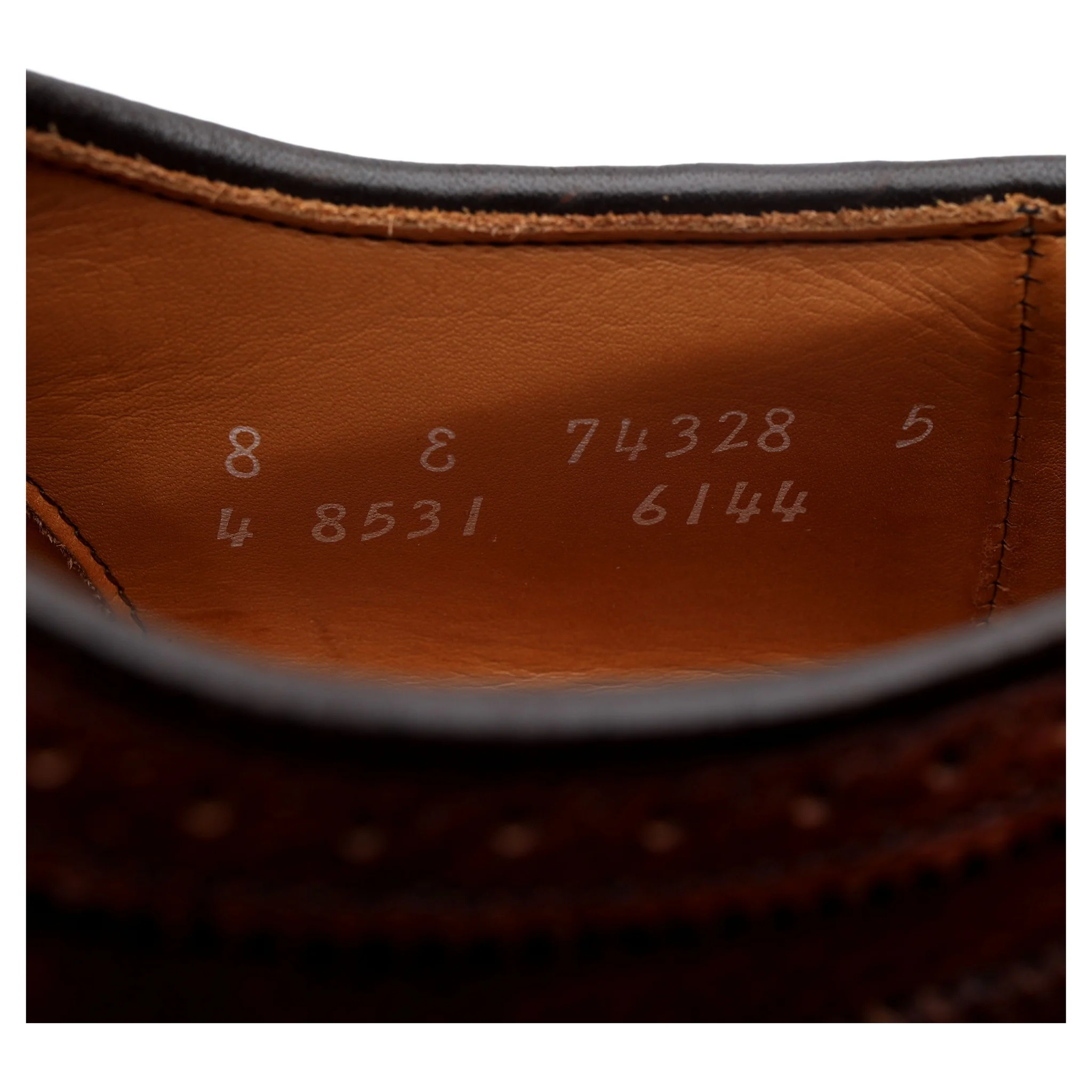 'Winslow' Brown Leather Oxford Brogues UK 7.5 US 8 E - Image 13