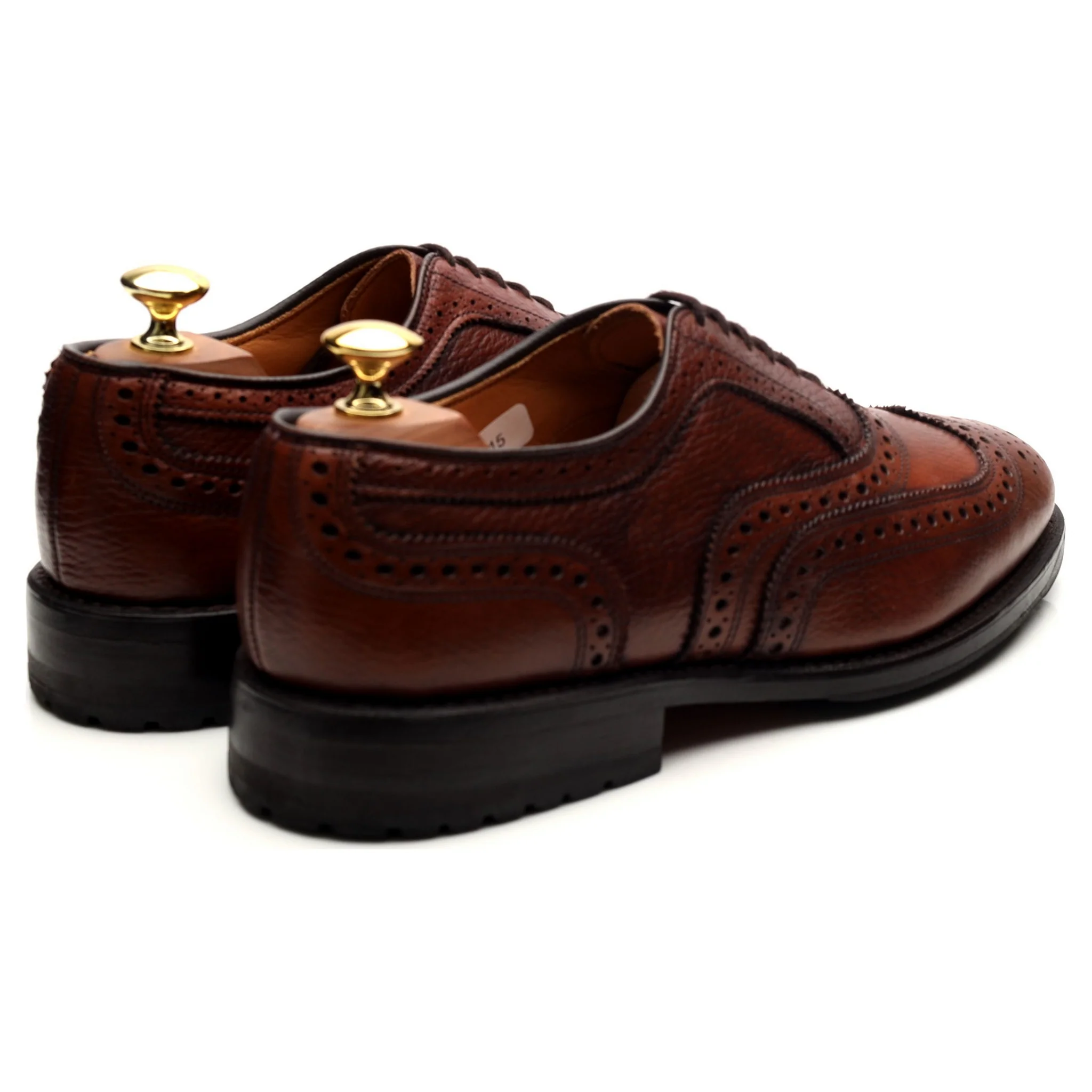 'Winslow' Brown Leather Oxford Brogues UK 7.5 US 8 E - Image 5