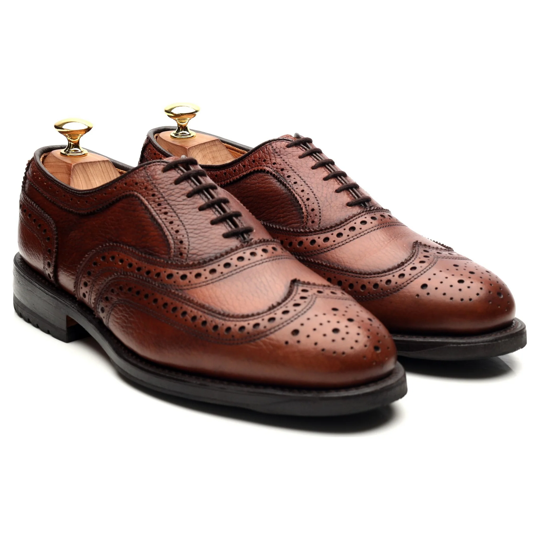 'Winslow' Brown Leather Oxford Brogues UK 7.5 US 8 E - Image 7